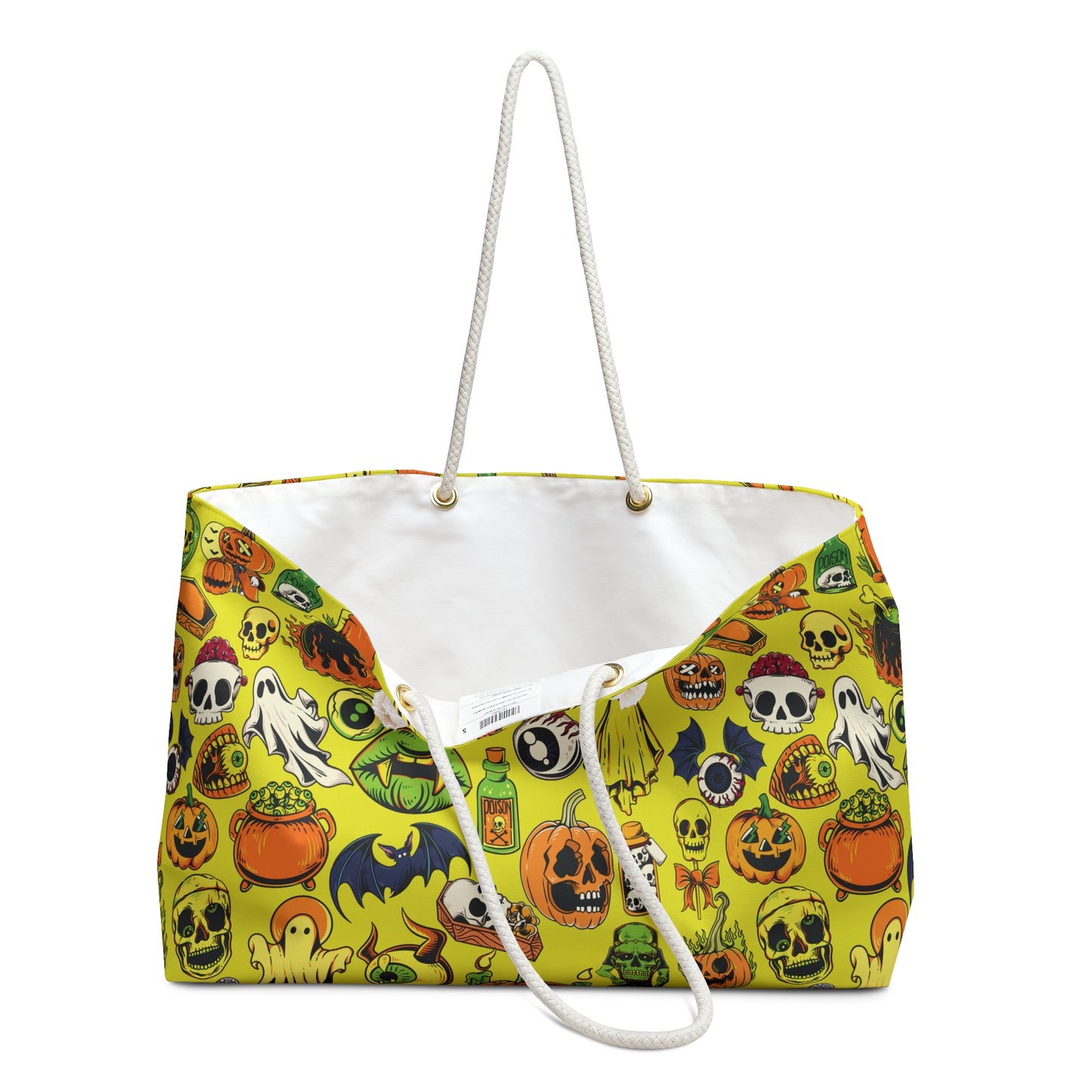 Yellow Monster Mash Oversized Tote