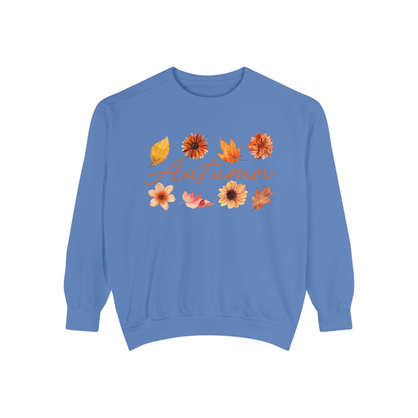 Autumn Floral Unisex Sweatshirt, Cozy Fall Apparel, Perfect for Thanksgiving, Gift Idea for Her or Him, Casual Layering