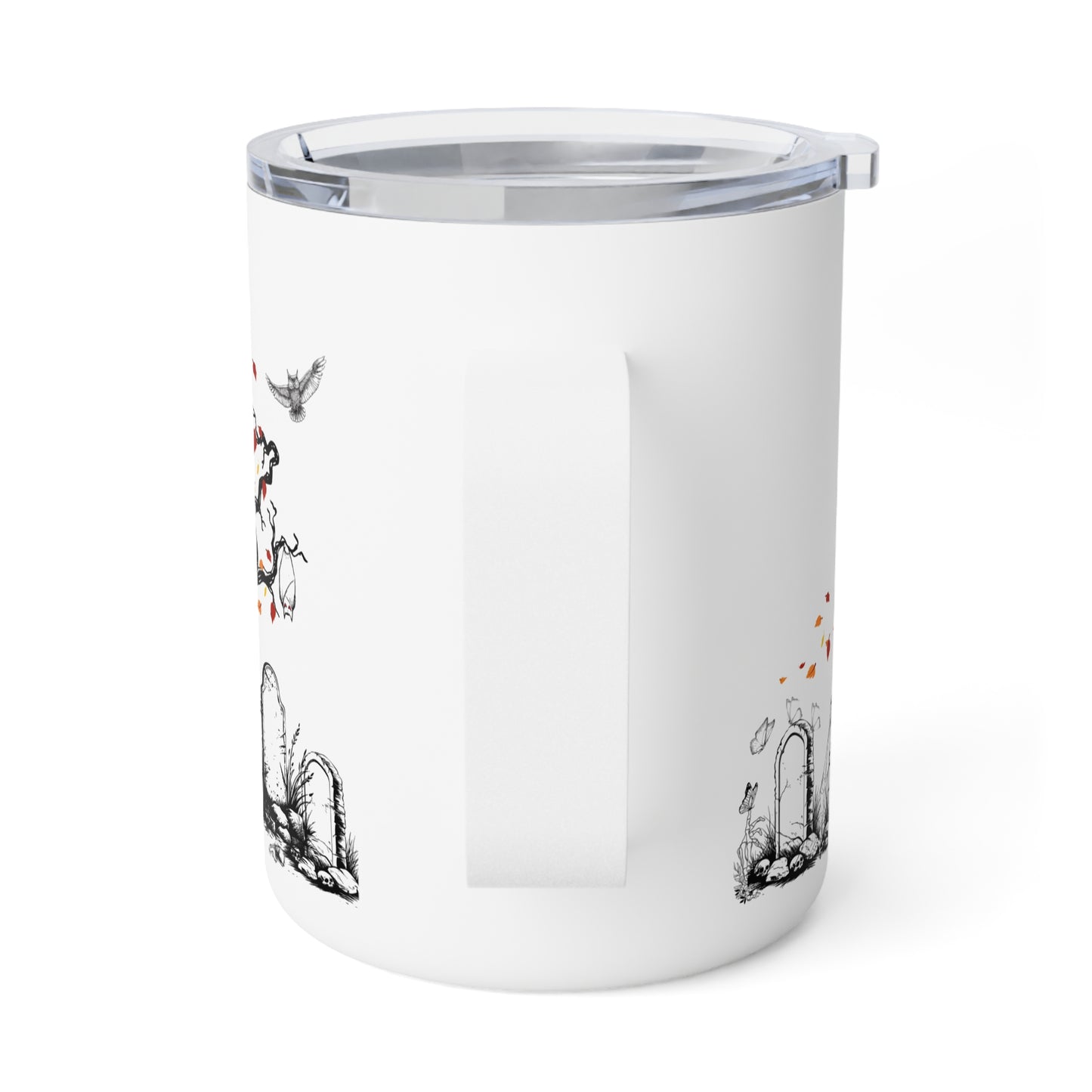 Midnight at the Cemetery Coffee Mug - 10oz, Perfect for Fall Celebrations