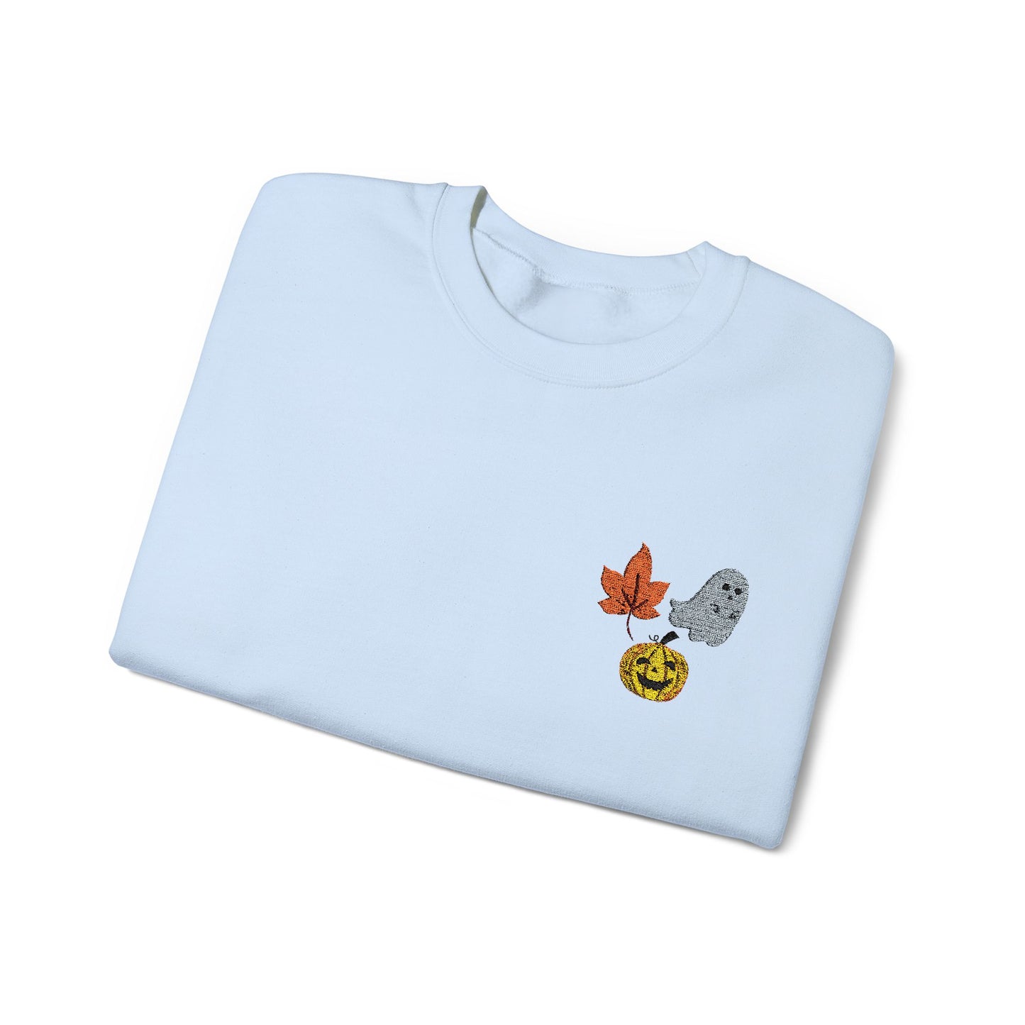 Embroidered Fall Vibes Crewneck Sweatshirt