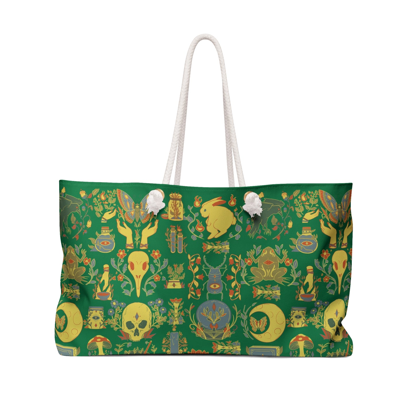 Dark Green Enchanted Alchemy Weekender Bag