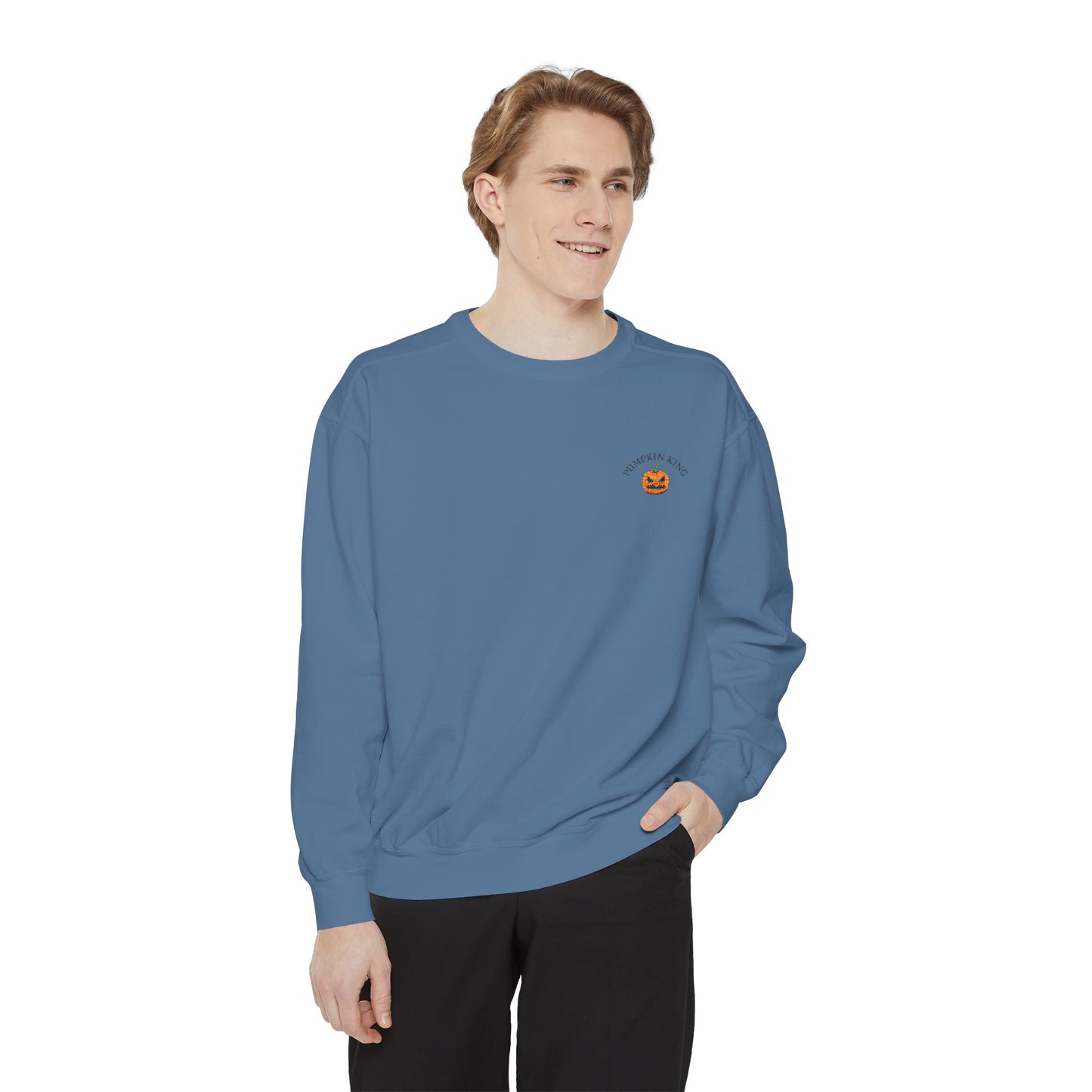 Pumpkin King Embroidered Sweatshirt