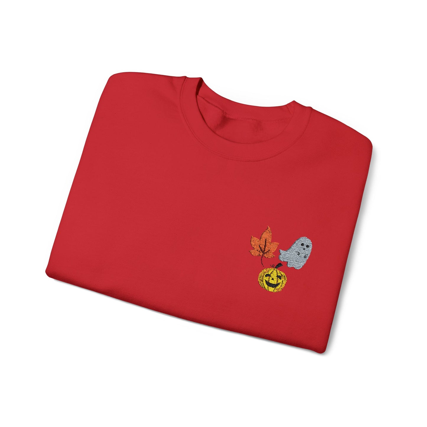 Embroidered Fall Vibes Crewneck Sweatshirt