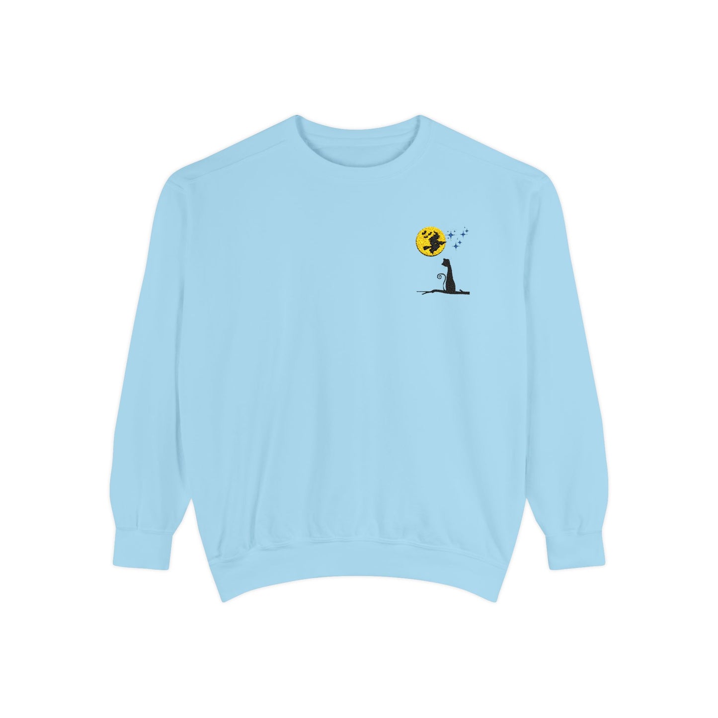 Embroidered Witchy Moonlit Sky Sweatshirt