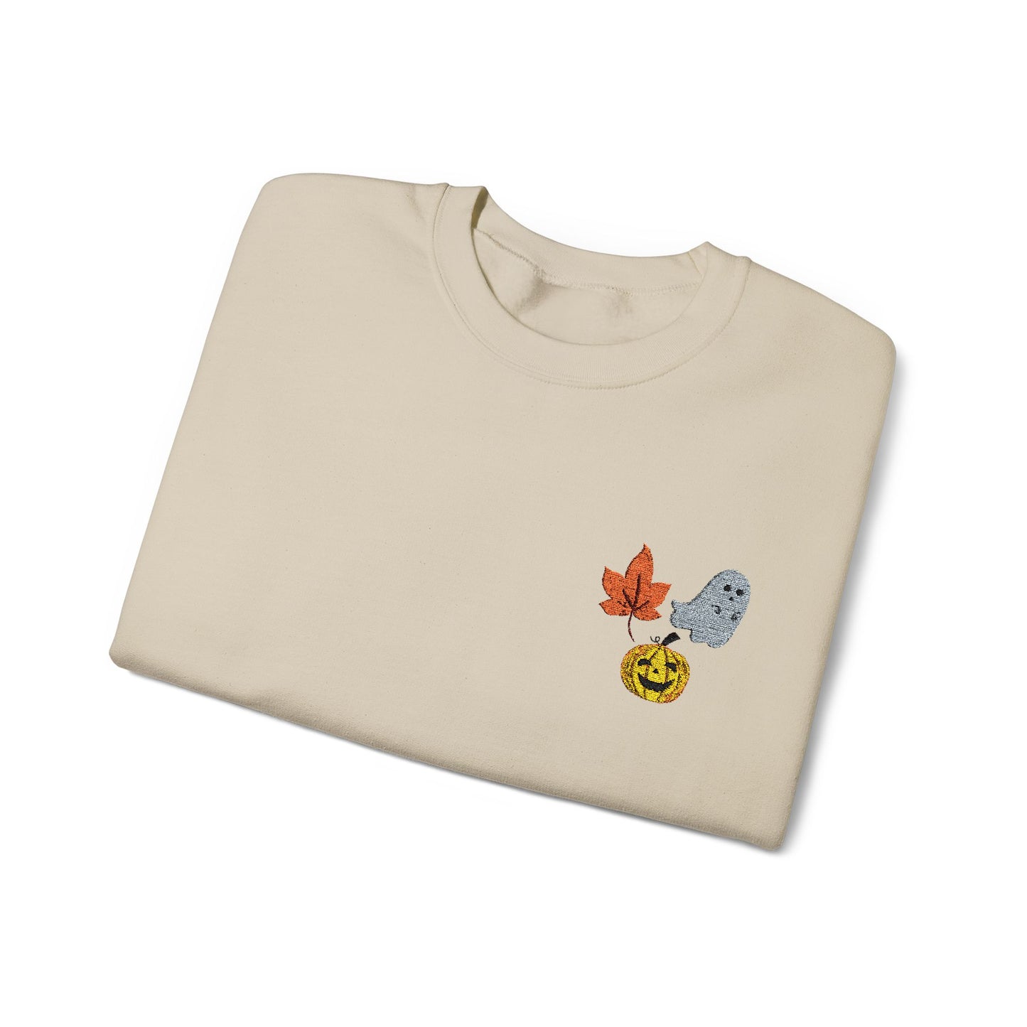 Embroidered Fall Vibes Crewneck Sweatshirt