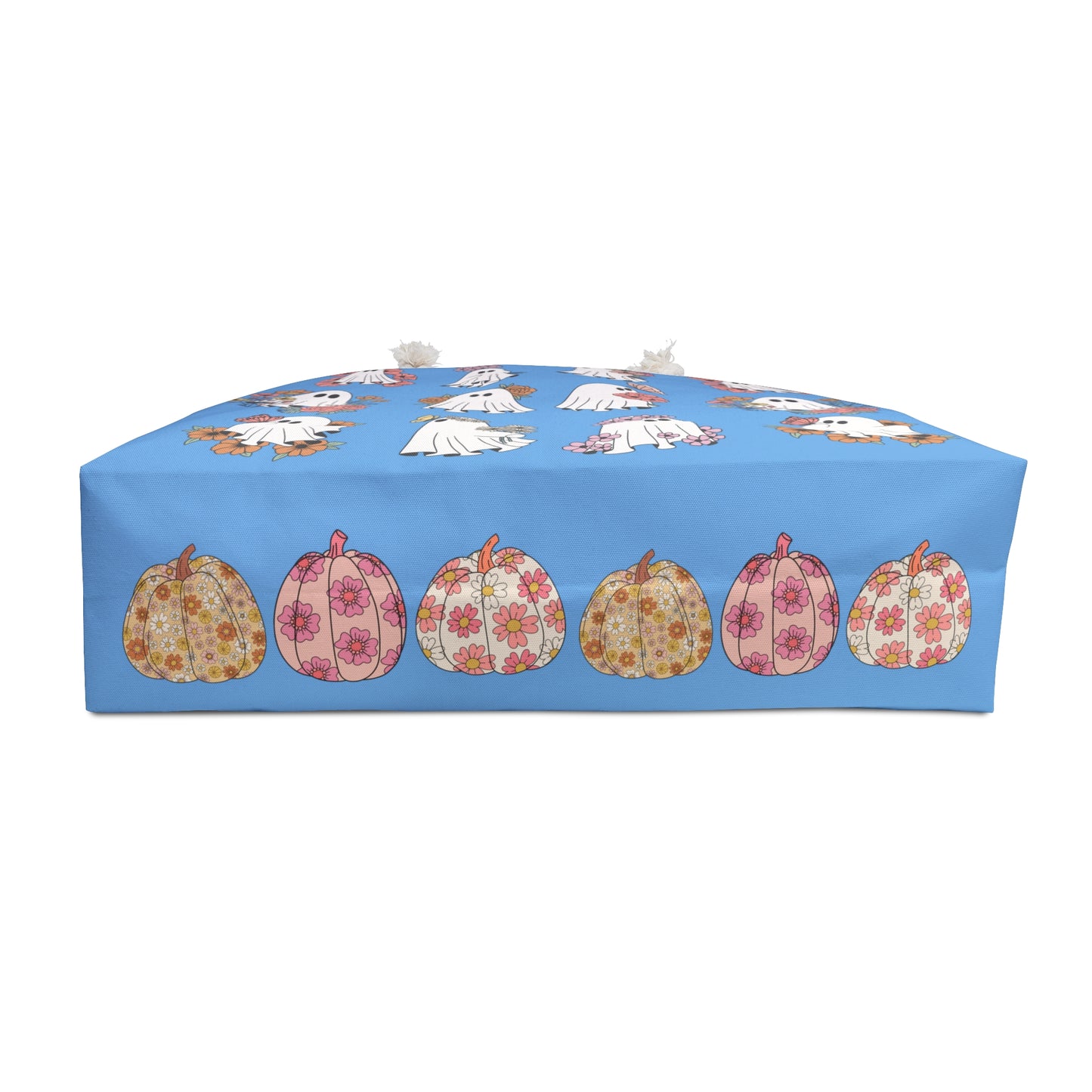 Ghostly Floral Weekender Bag - Perfect for Travel & Halloween