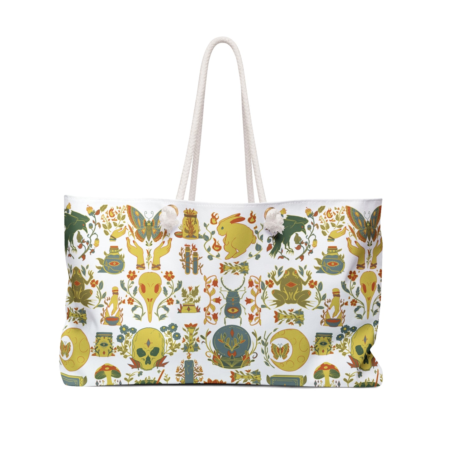 White Enchanted Alchemy Weekender Bag