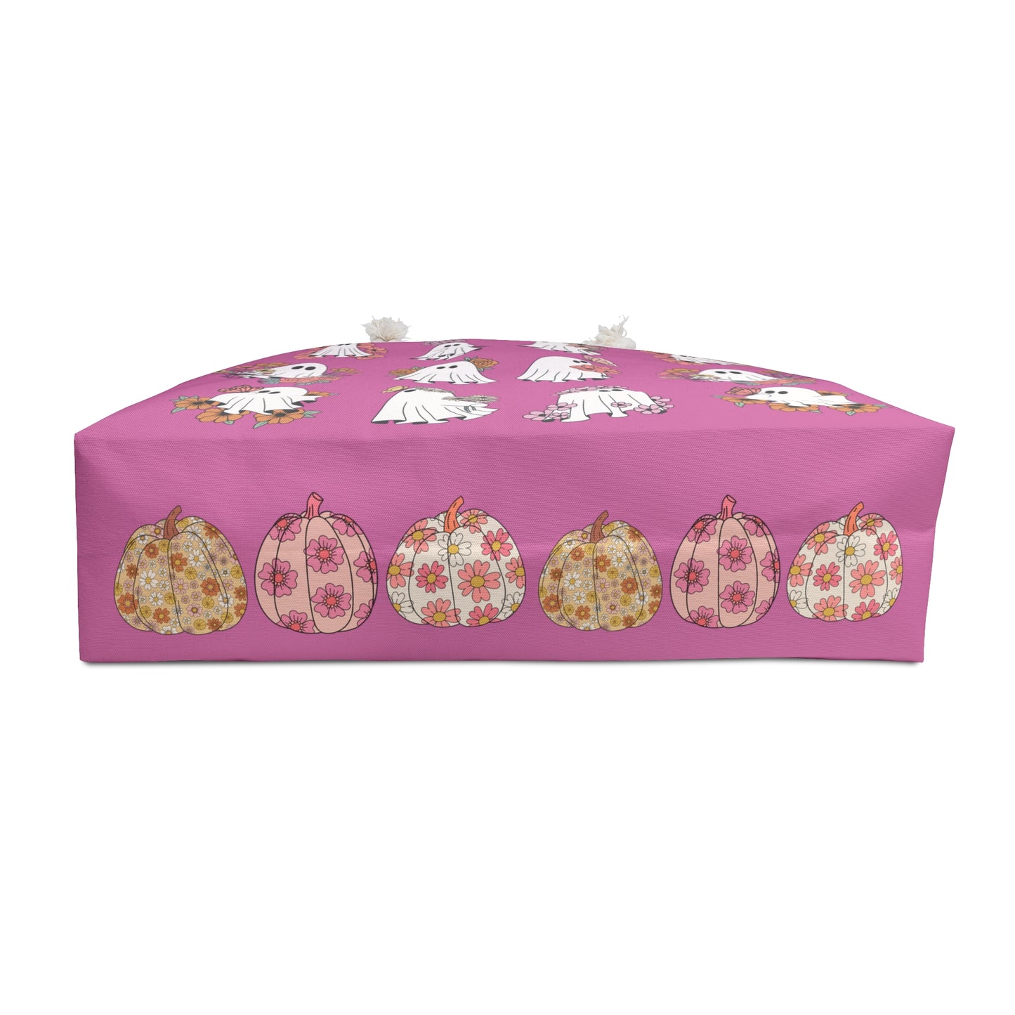Ghostly Floral Weekender Bag - Perfect for Travel & Halloween
