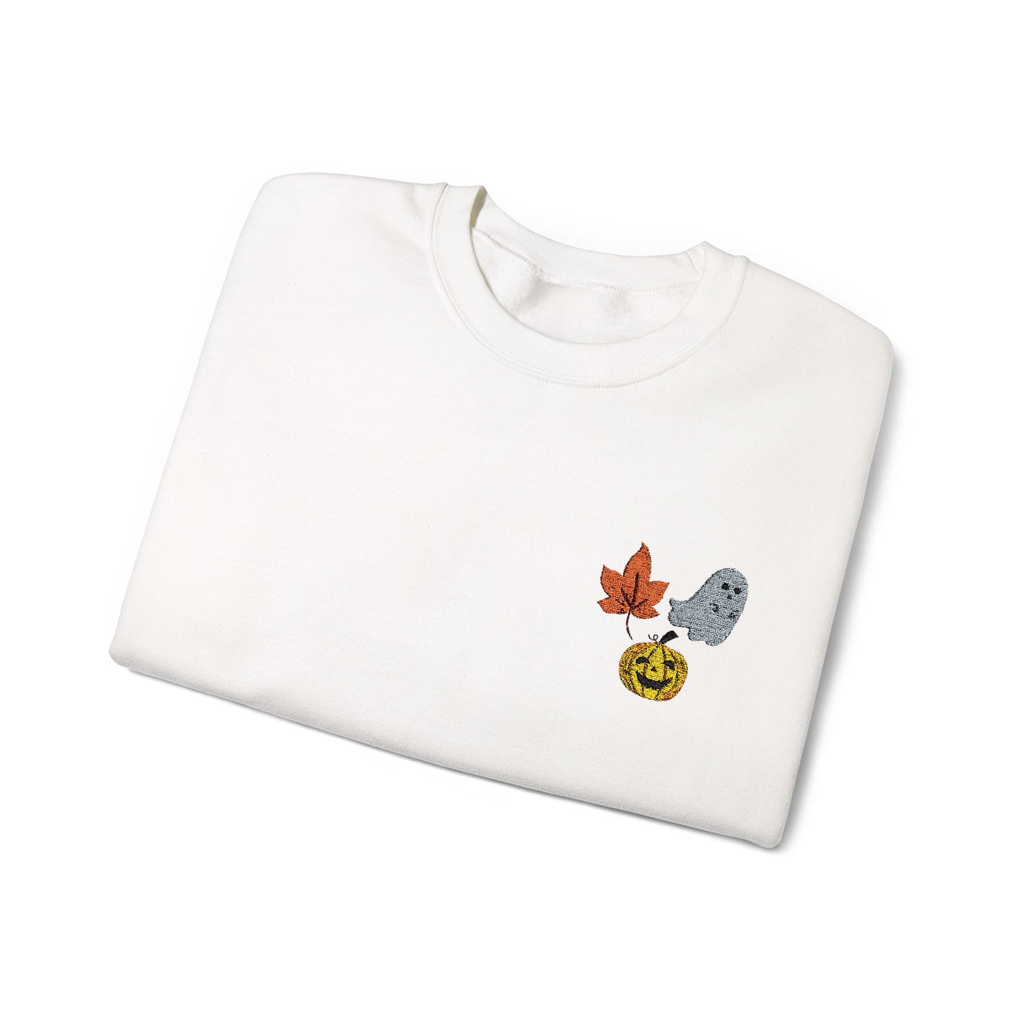 Embroidered Fall Vibes Crewneck Sweatshirt