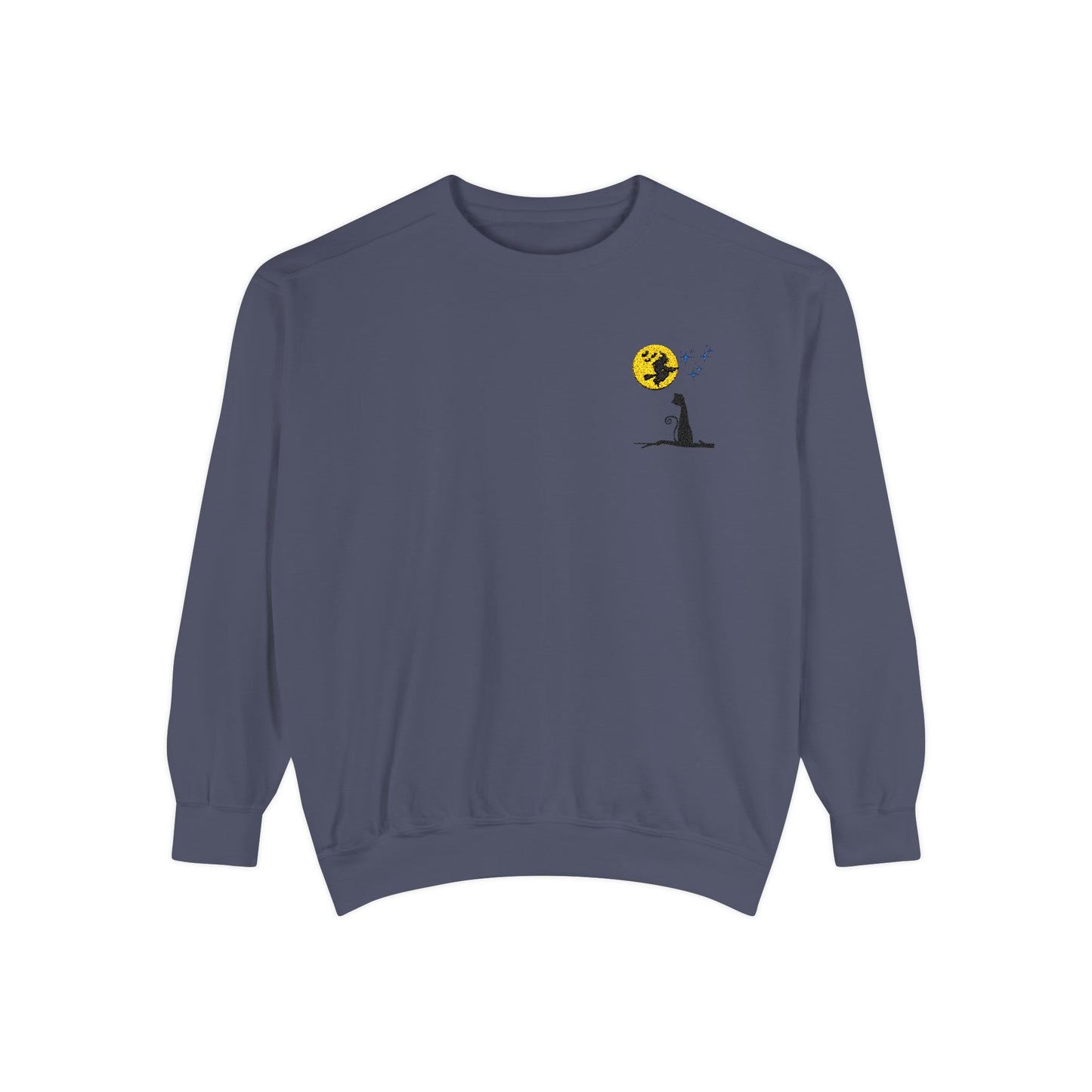 Embroidered Witchy Moonlit Sky Sweatshirt