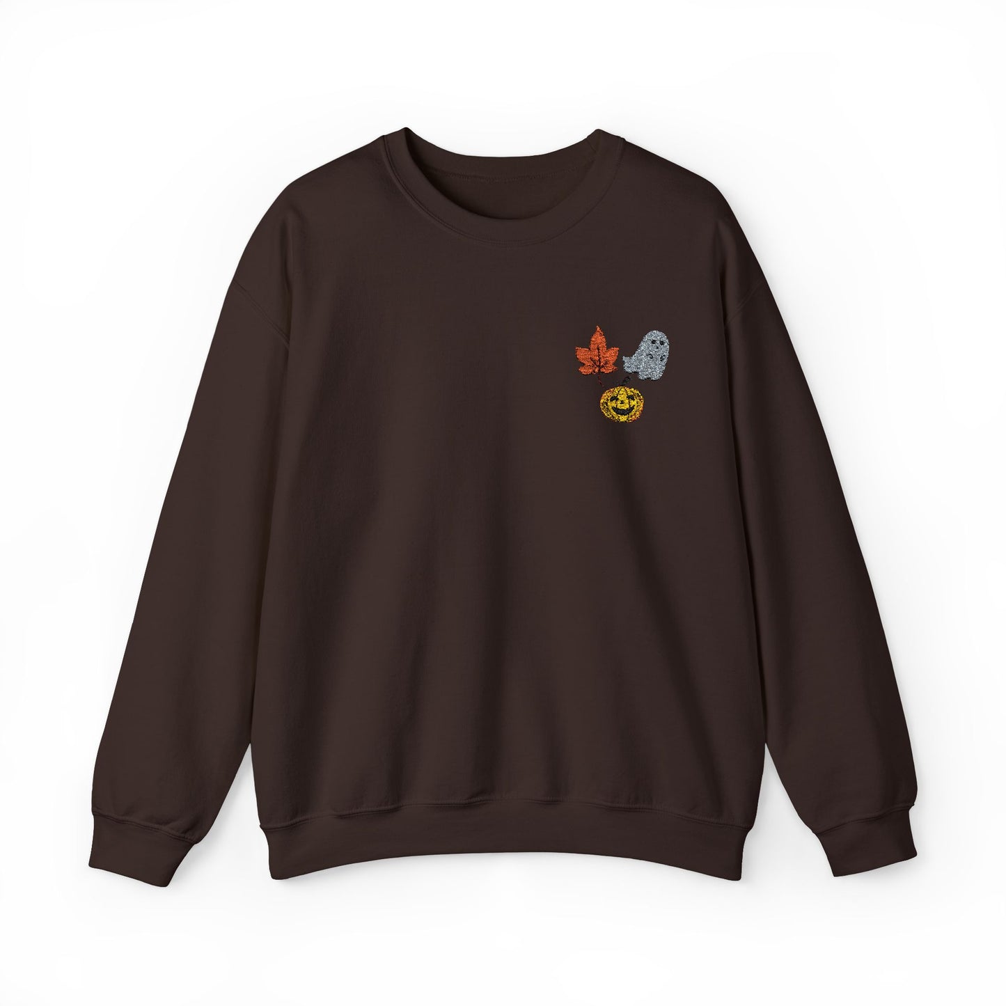 Embroidered Fall Vibes Crewneck Sweatshirt