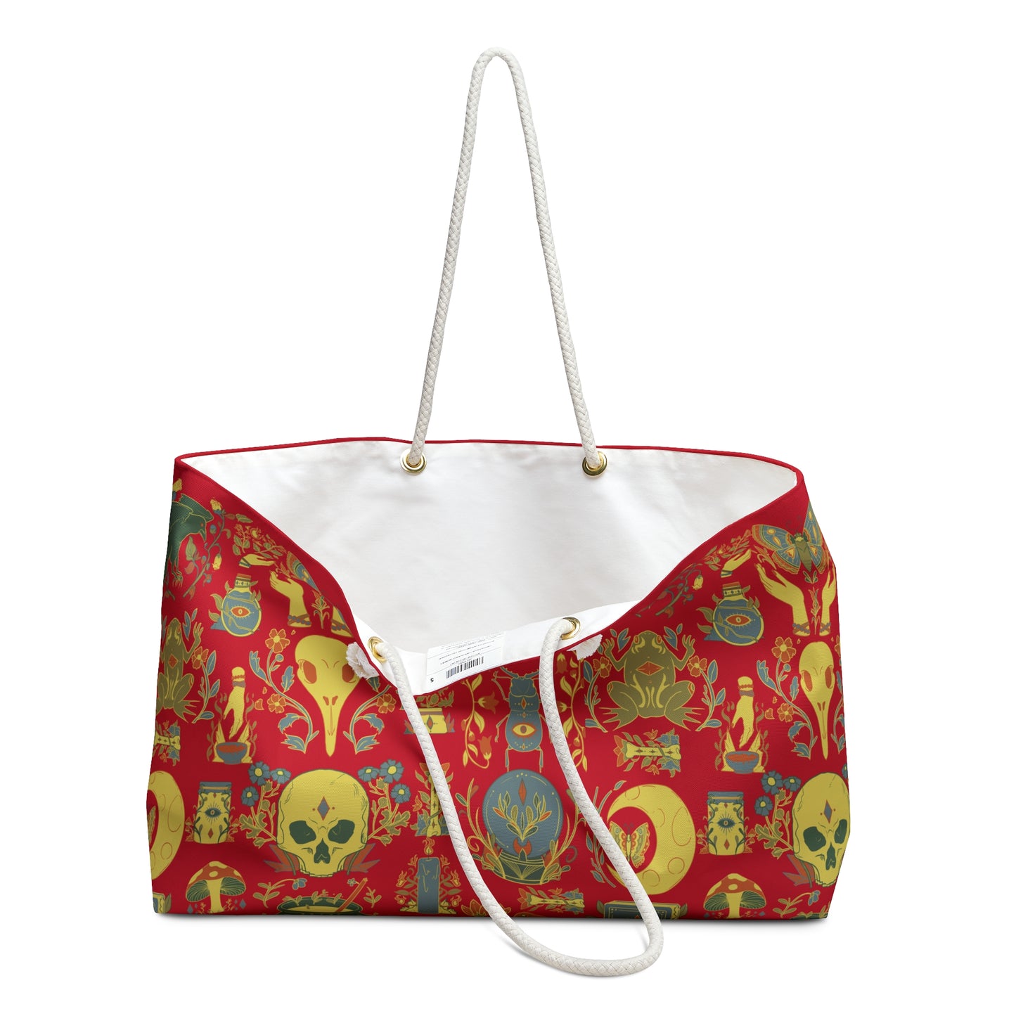 Dark Red Enchanted Alchemy Weekender Bag
