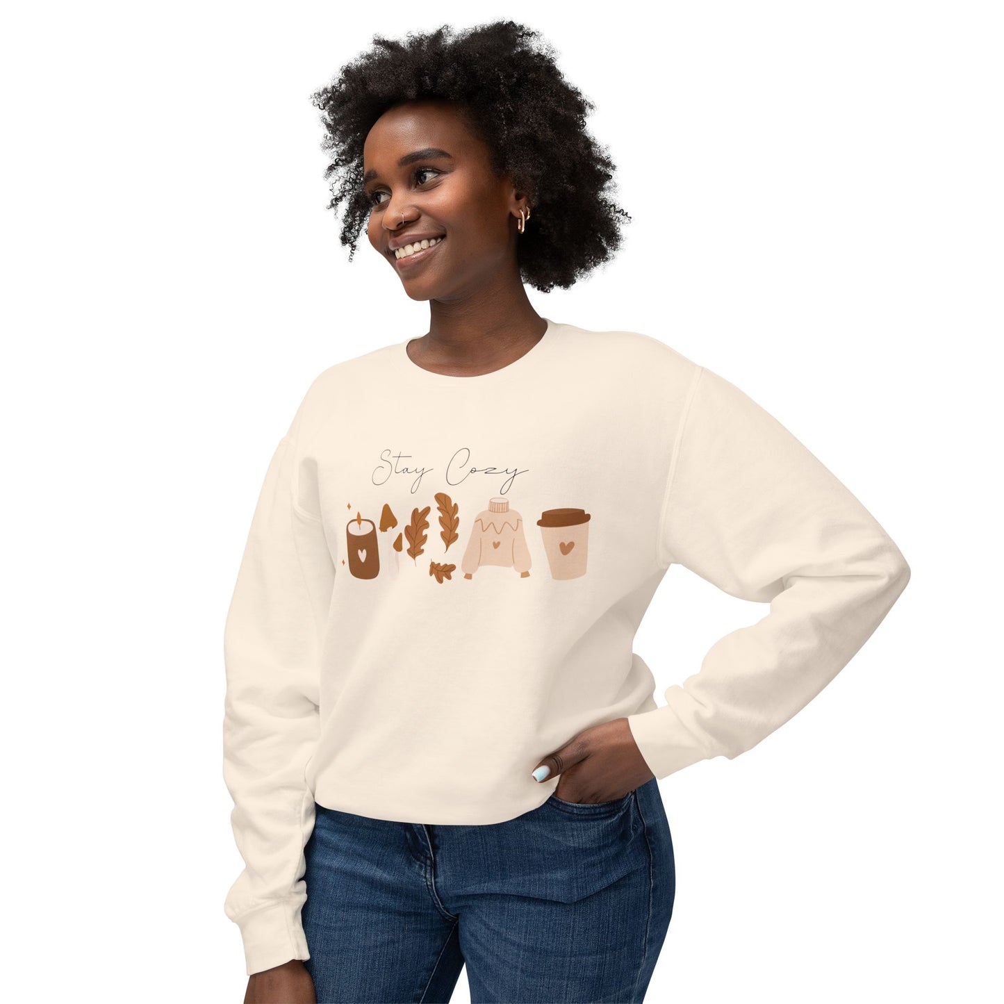 Stay Cozy Unisex Lightweight Crewneck Sweatshirt