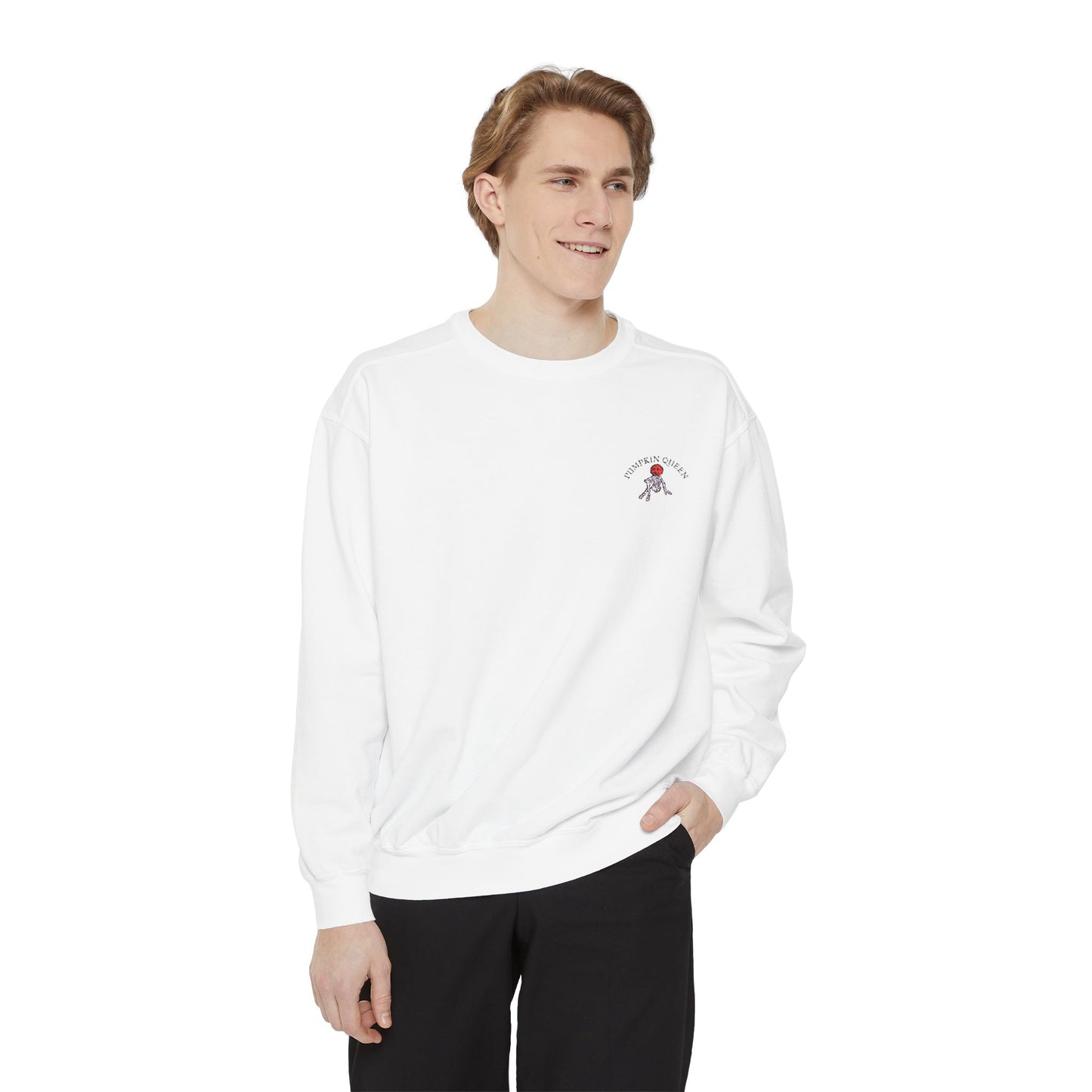 Pumpkin Queen Embroidered Sweatshirt