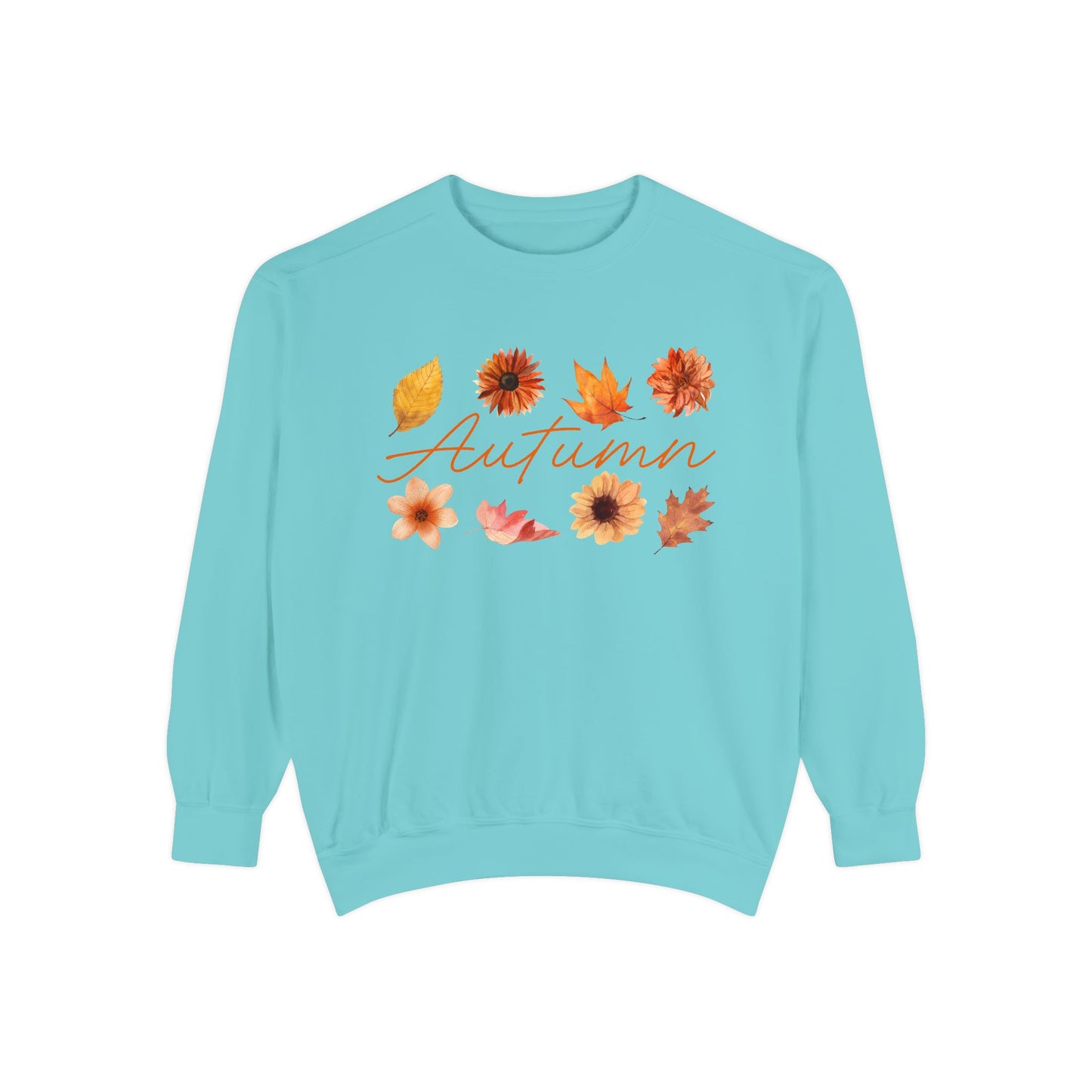 Autumn Floral Unisex Sweatshirt, Cozy Fall Apparel, Perfect for Thanksgiving, Gift Idea for Her or Him, Casual Layering