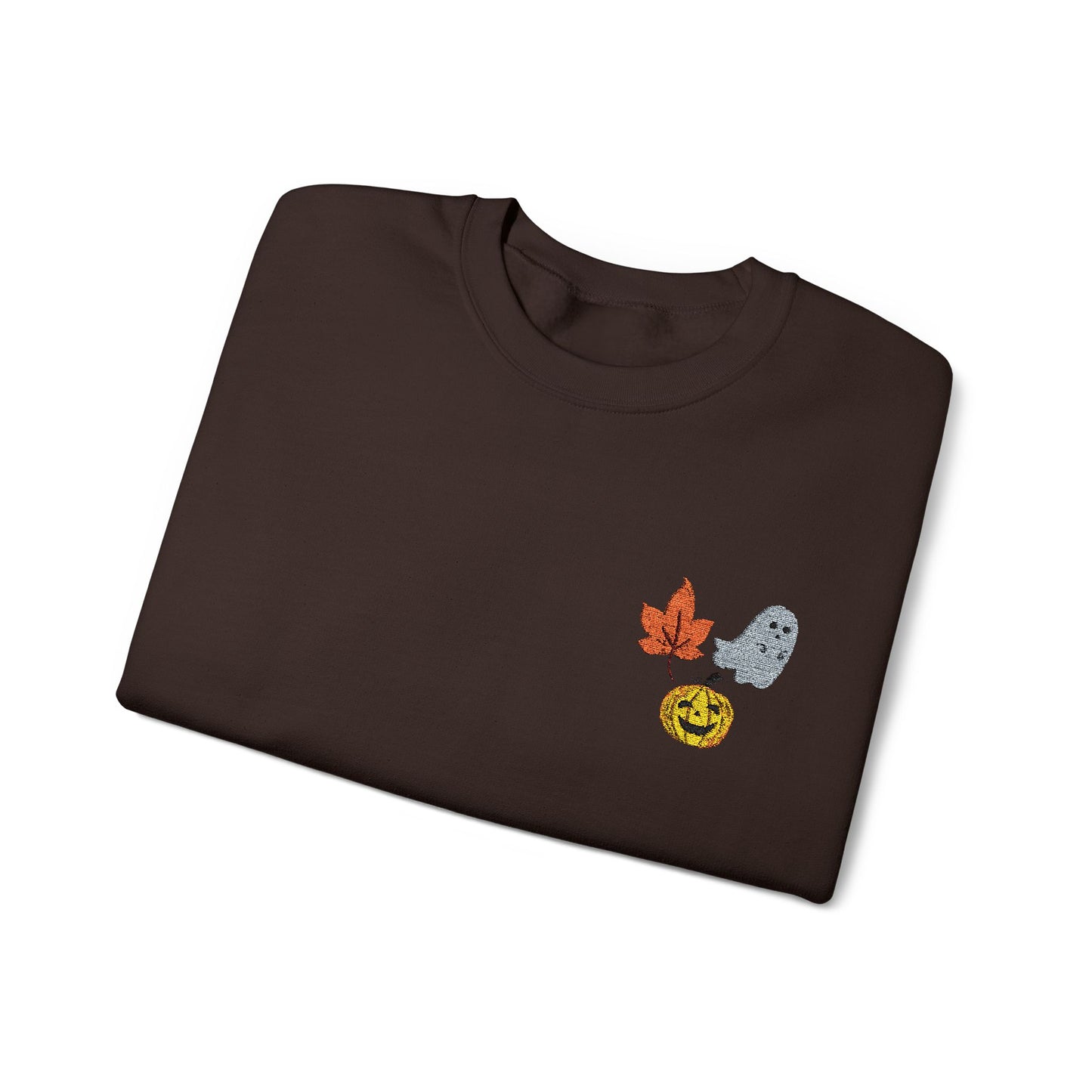 Embroidered Fall Vibes Crewneck Sweatshirt
