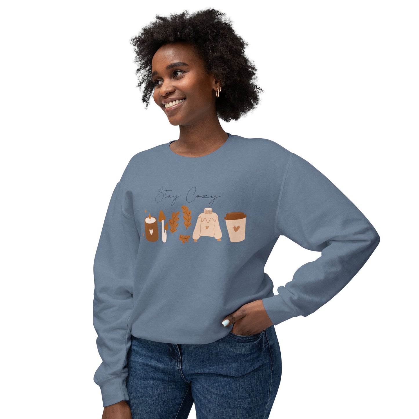 Stay Cozy Unisex Lightweight Crewneck Sweatshirt