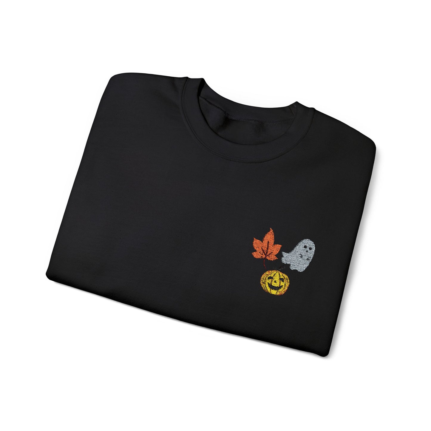 Embroidered Fall Vibes Crewneck Sweatshirt