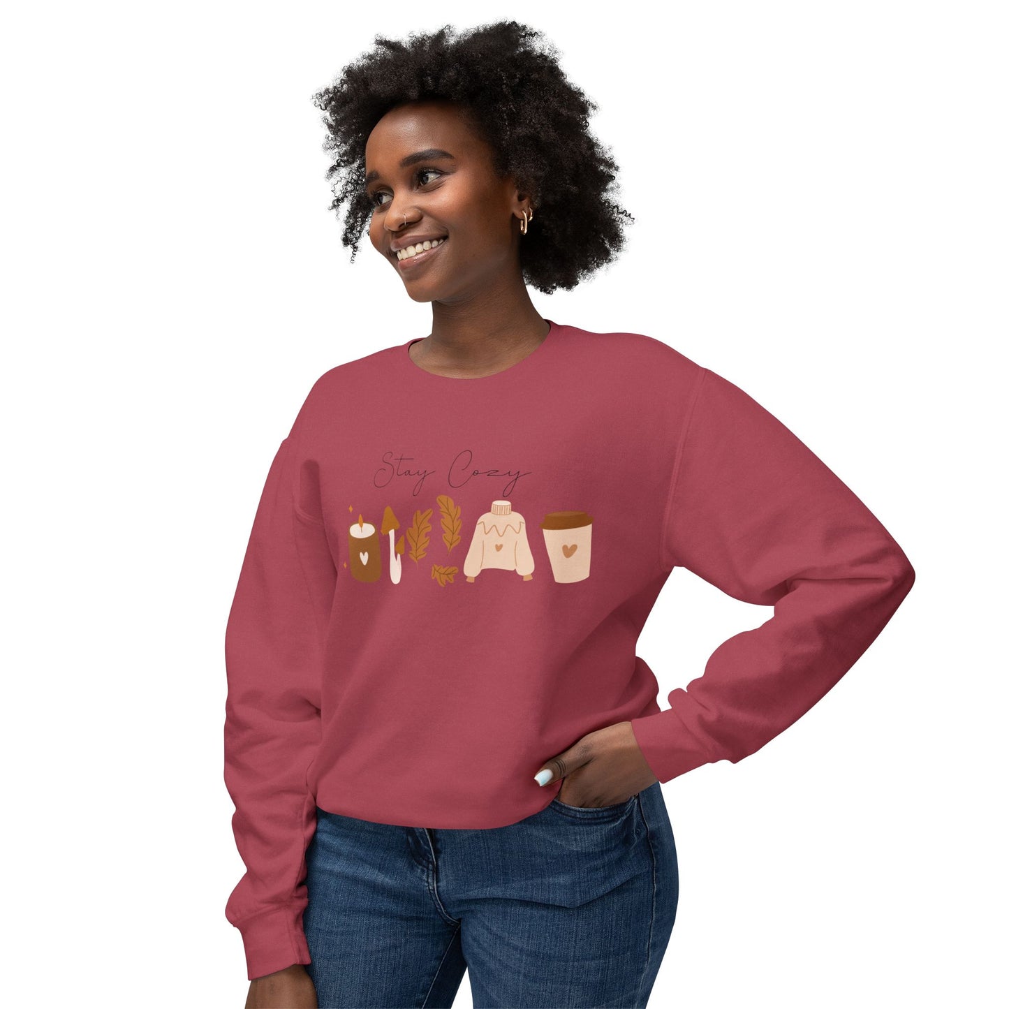 Stay Cozy Unisex Lightweight Crewneck Sweatshirt
