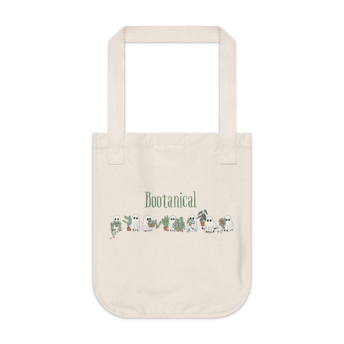 Bootanical Organic Canvas Tote Bag- A Spooky and Sustainable Carry All