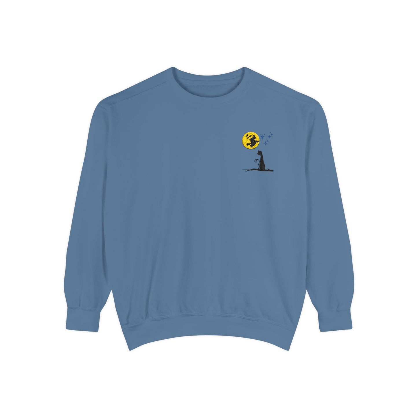 Embroidered Witchy Moonlit Sky Sweatshirt