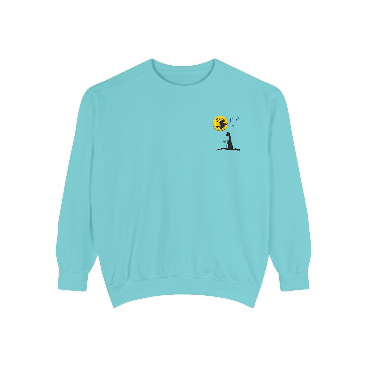 Embroidered Witchy Moonlit Sky Sweatshirt