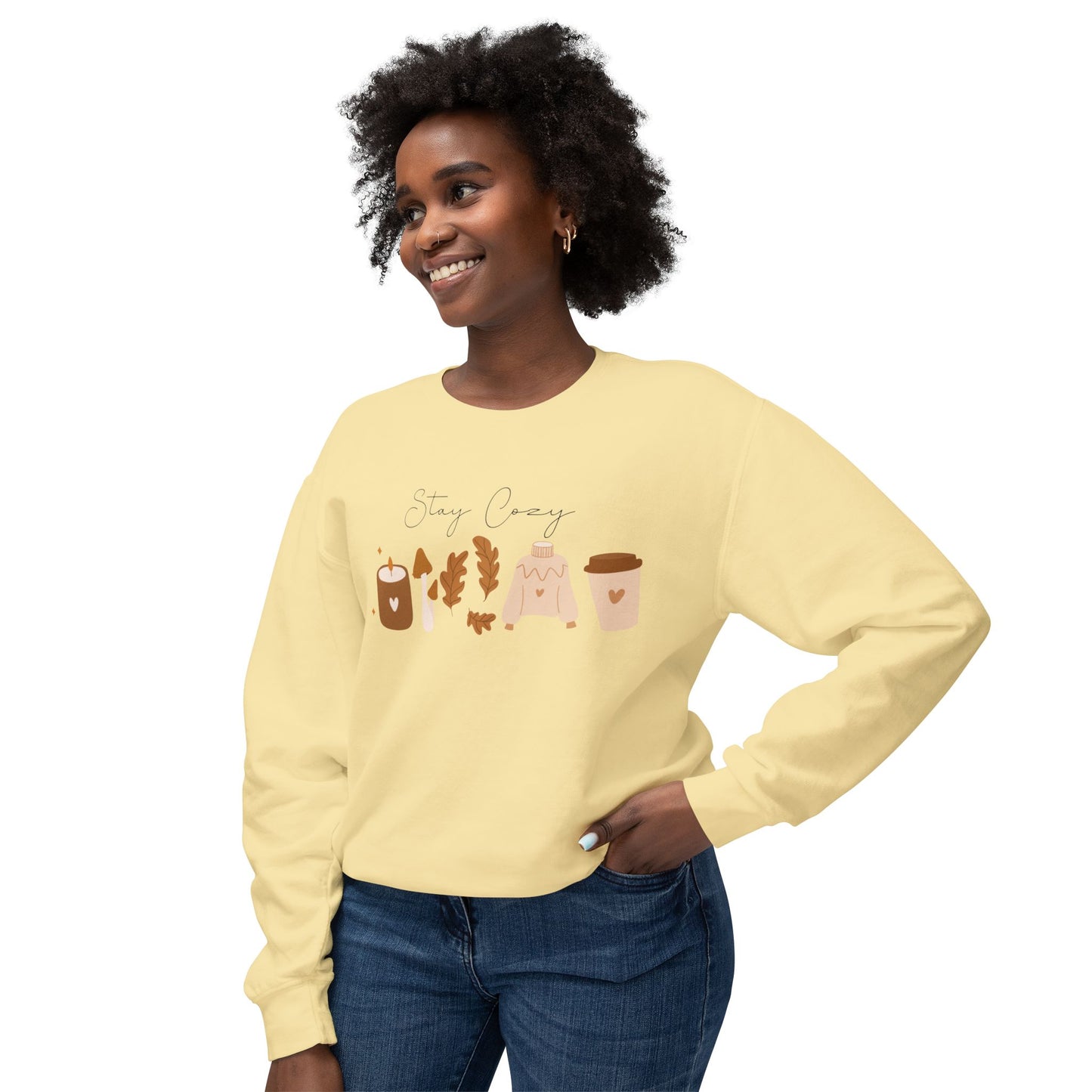 Stay Cozy Unisex Lightweight Crewneck Sweatshirt