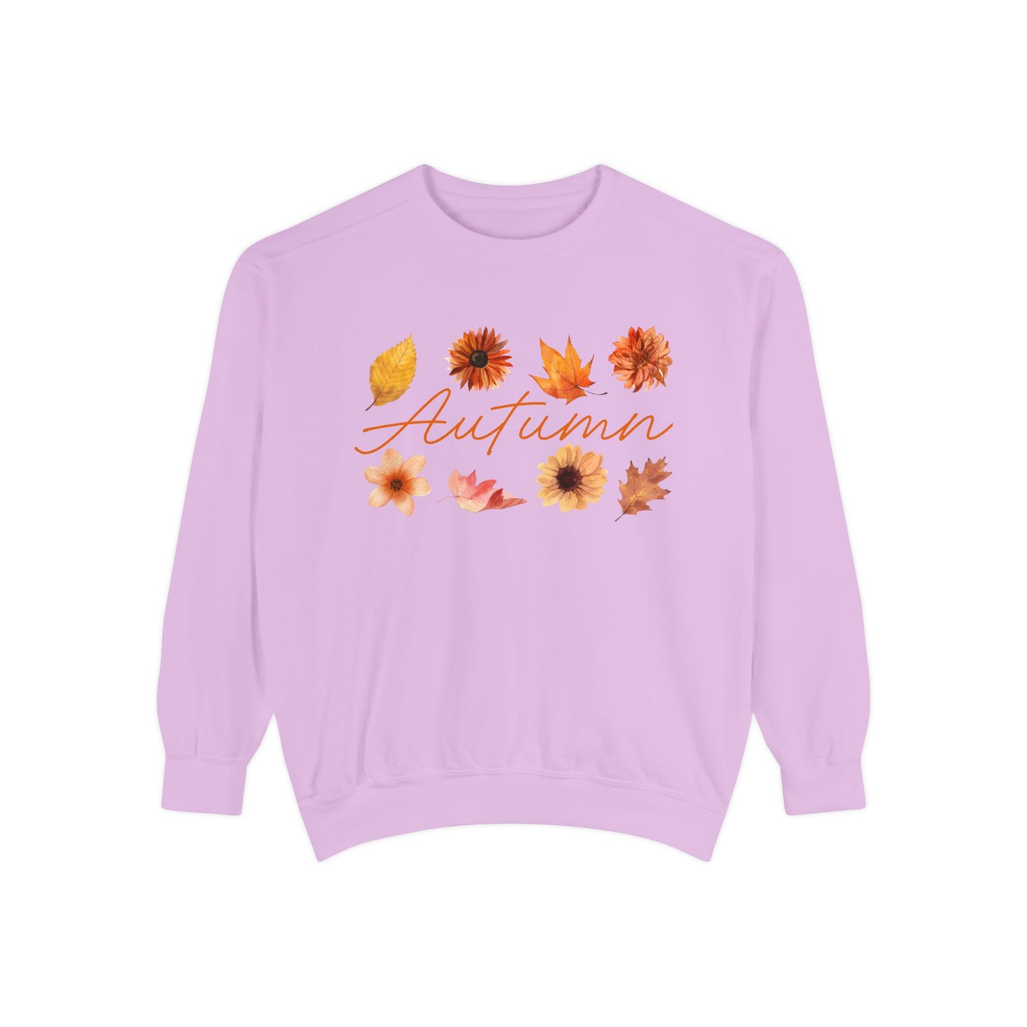 Autumn Floral Unisex Sweatshirt, Cozy Fall Apparel, Perfect for Thanksgiving, Gift Idea for Her or Him, Casual Layering