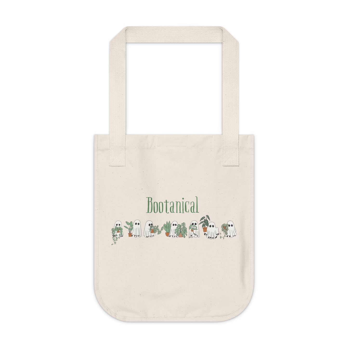 Bootanical Organic Canvas Tote Bag- A Spooky and Sustainable Carry All