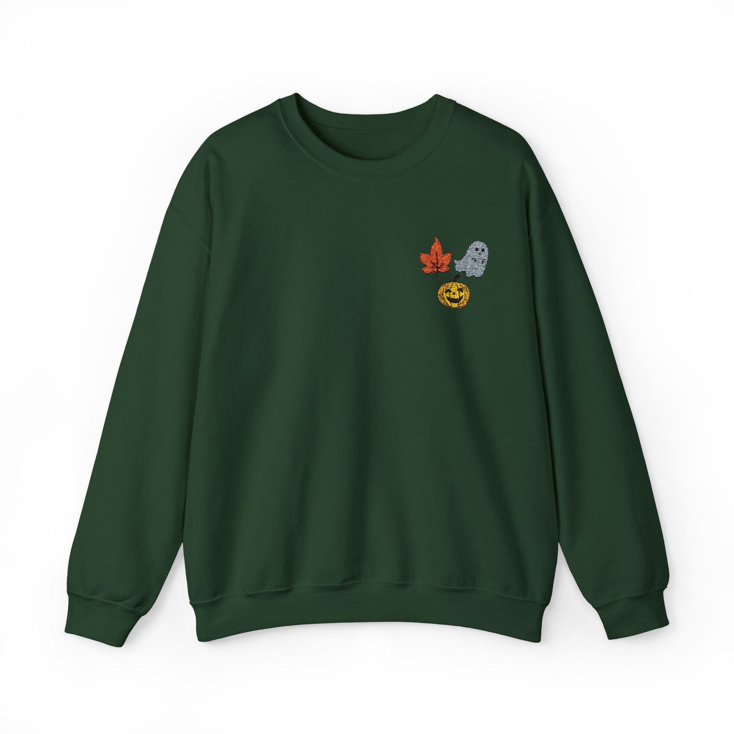 Embroidered Fall Vibes Crewneck Sweatshirt