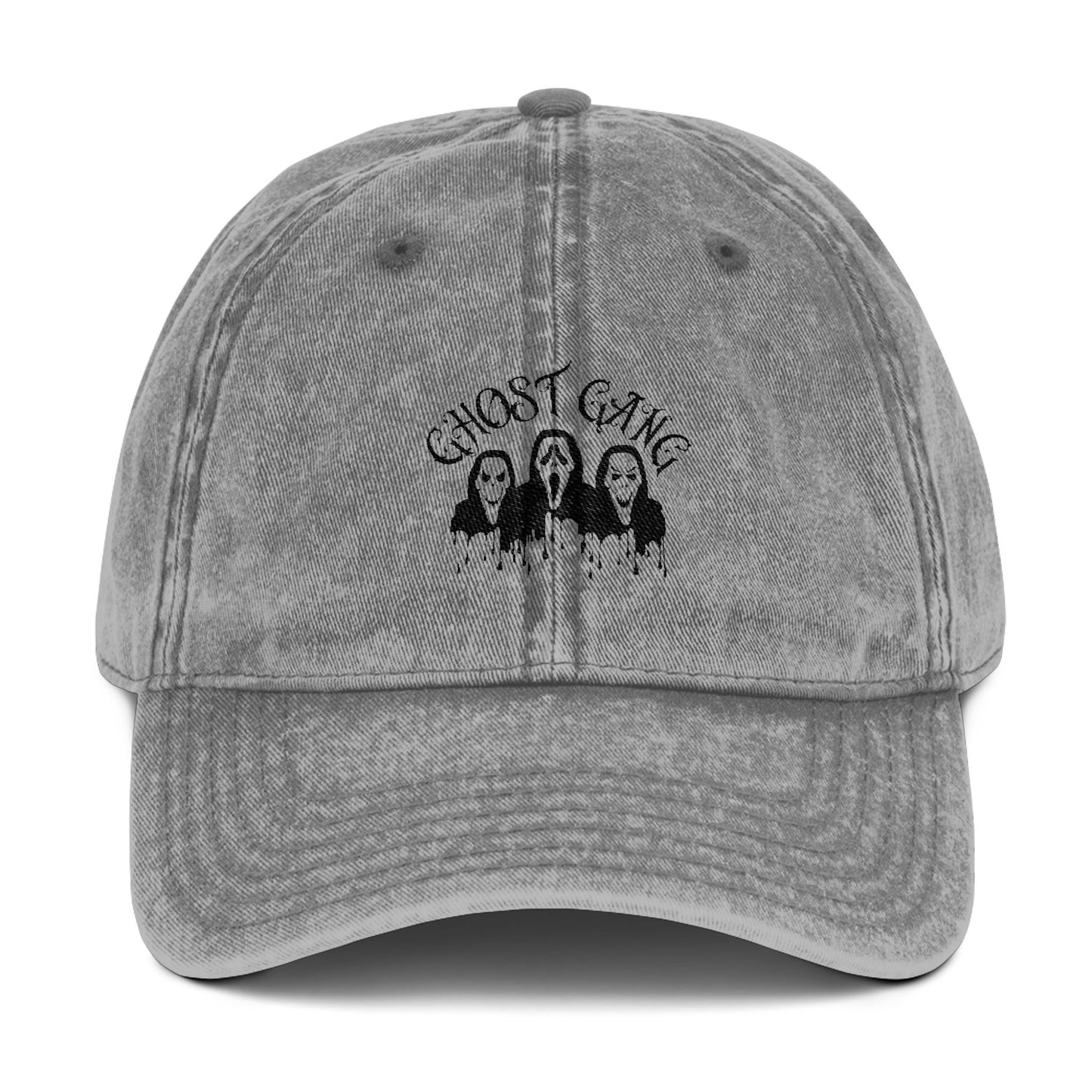 Ghost Gang Vintage Embroidered Cap- Spooky Style all Year round