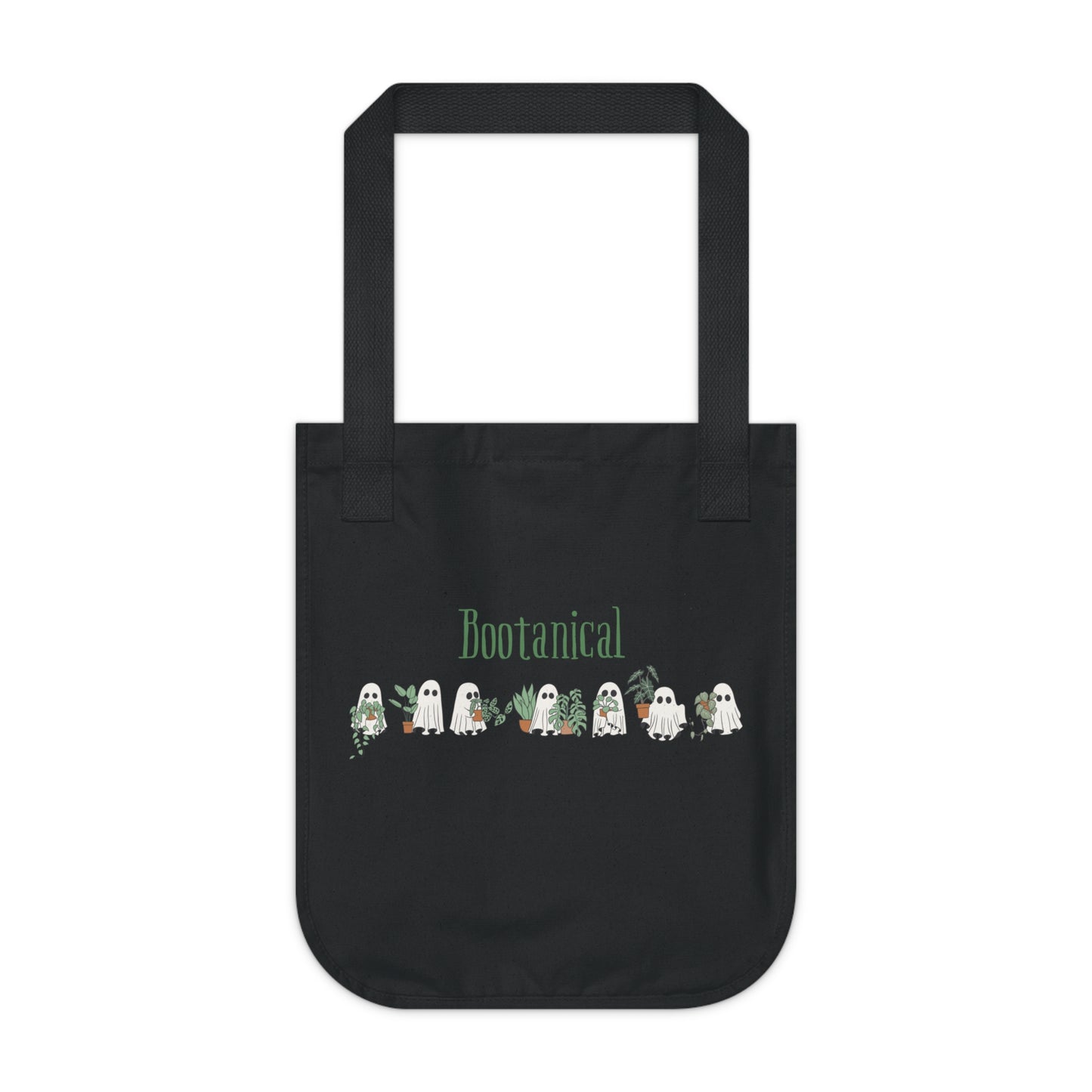 Bootanical Organic Canvas Tote Bag- A Spooky and Sustainable Carry All