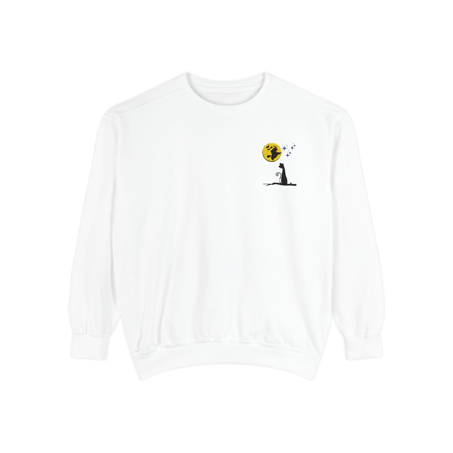Embroidered Witchy Moonlit Sky Sweatshirt