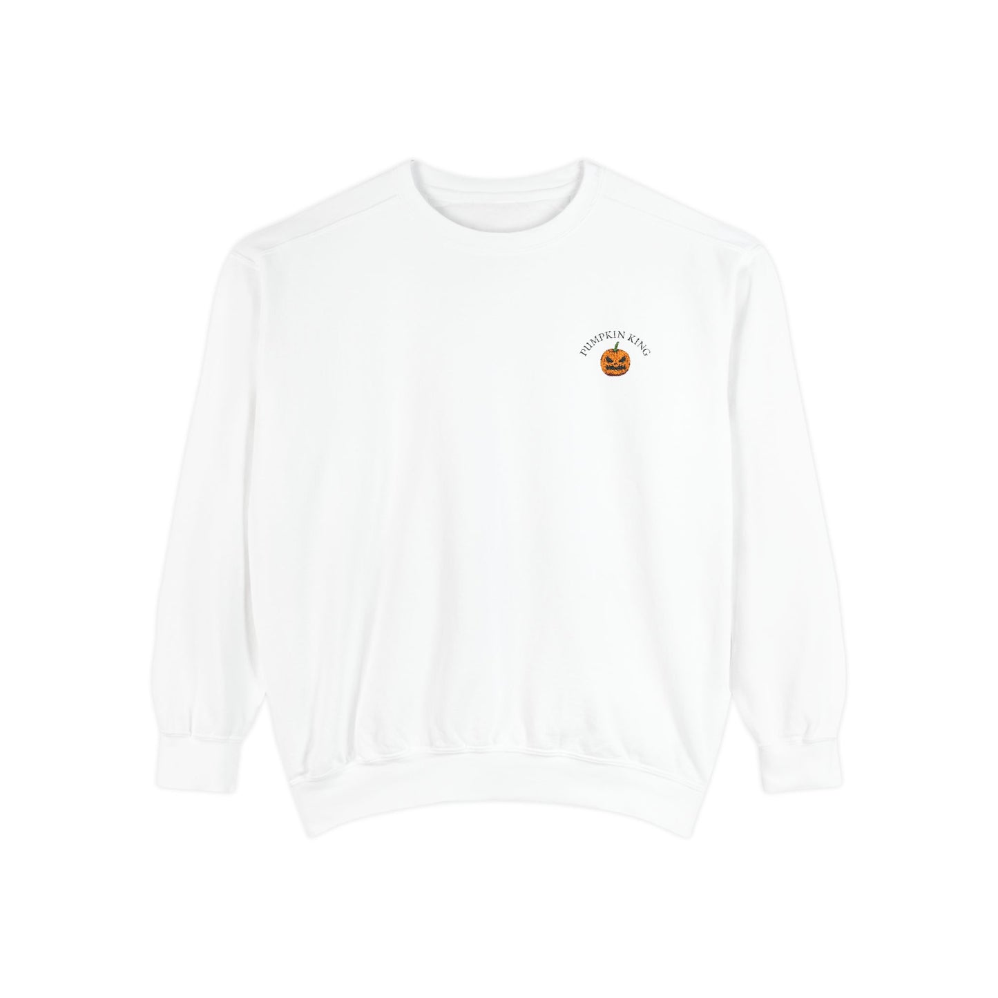 Pumpkin King Embroidered Sweatshirt
