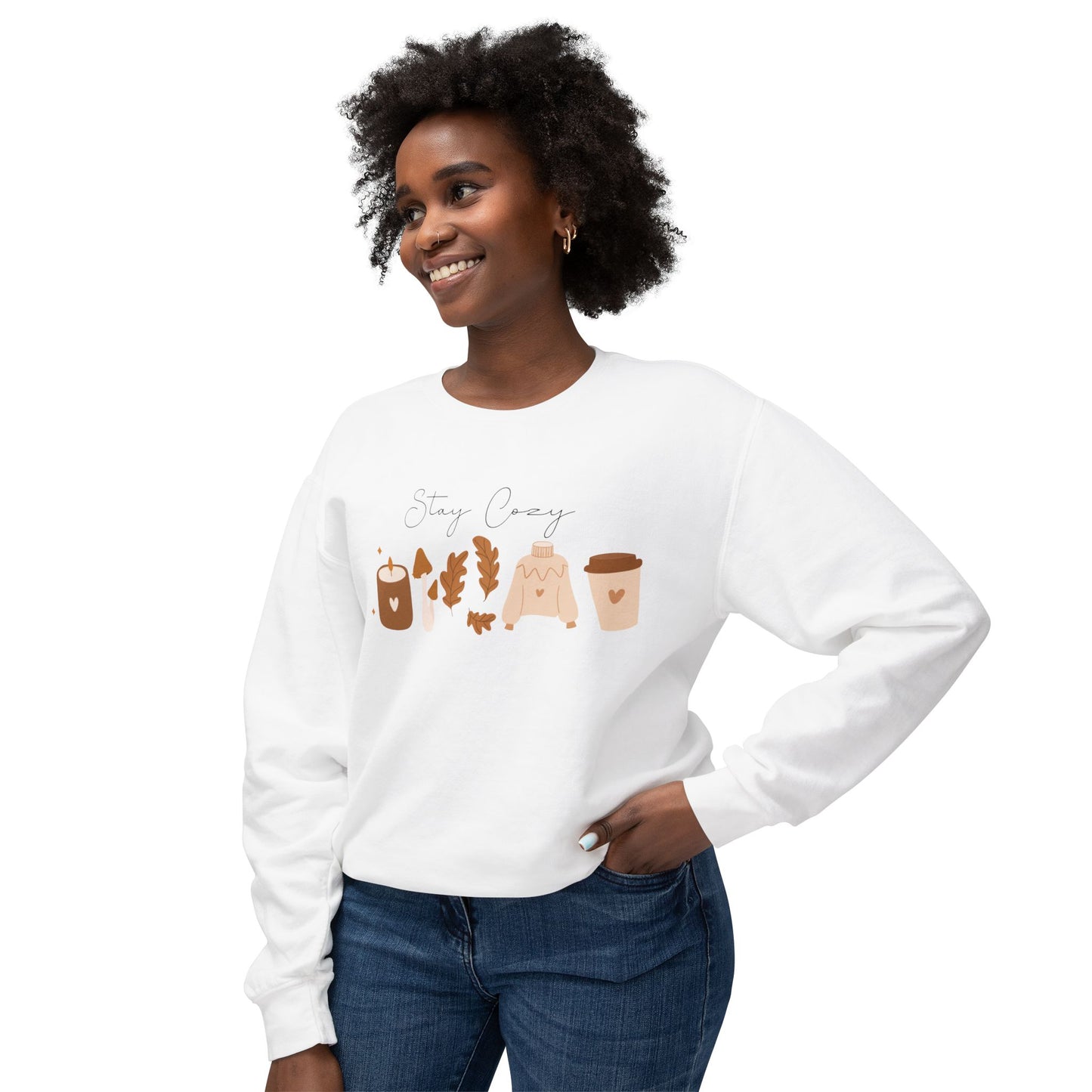 Stay Cozy Unisex Lightweight Crewneck Sweatshirt