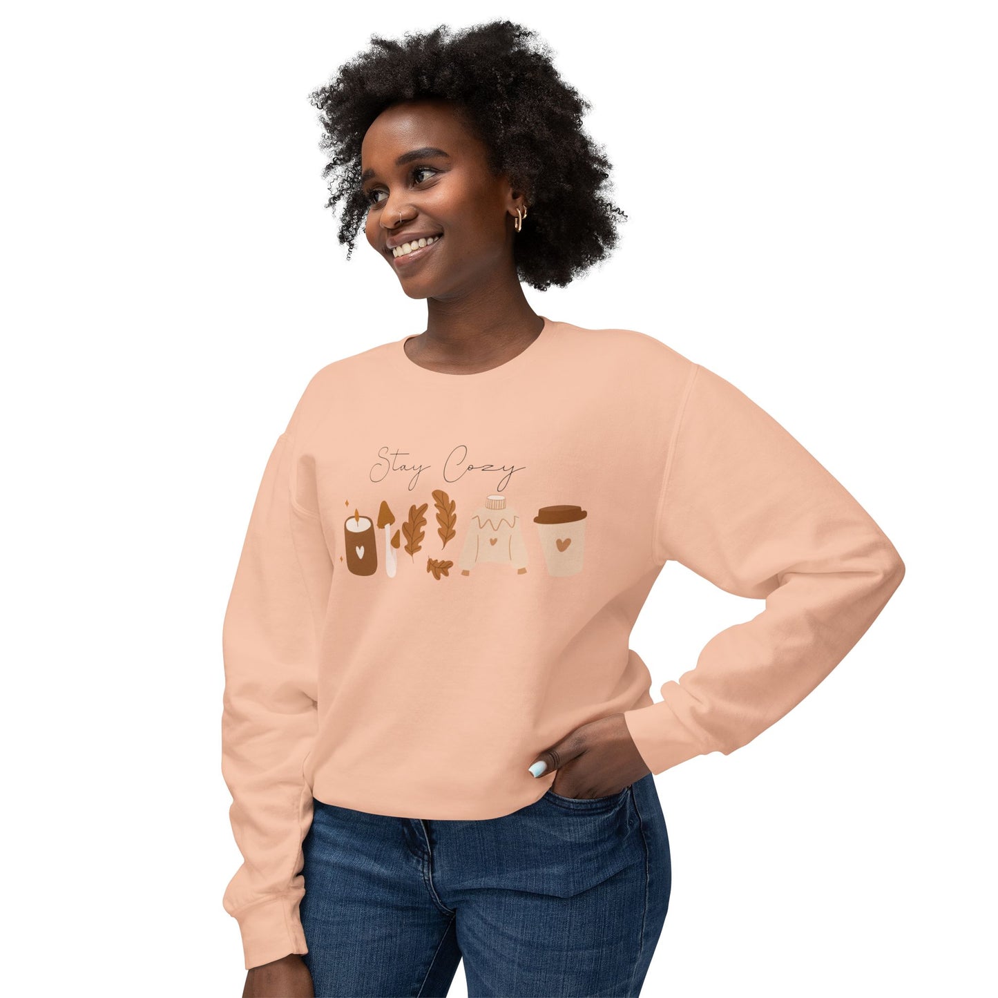 Stay Cozy Unisex Lightweight Crewneck Sweatshirt