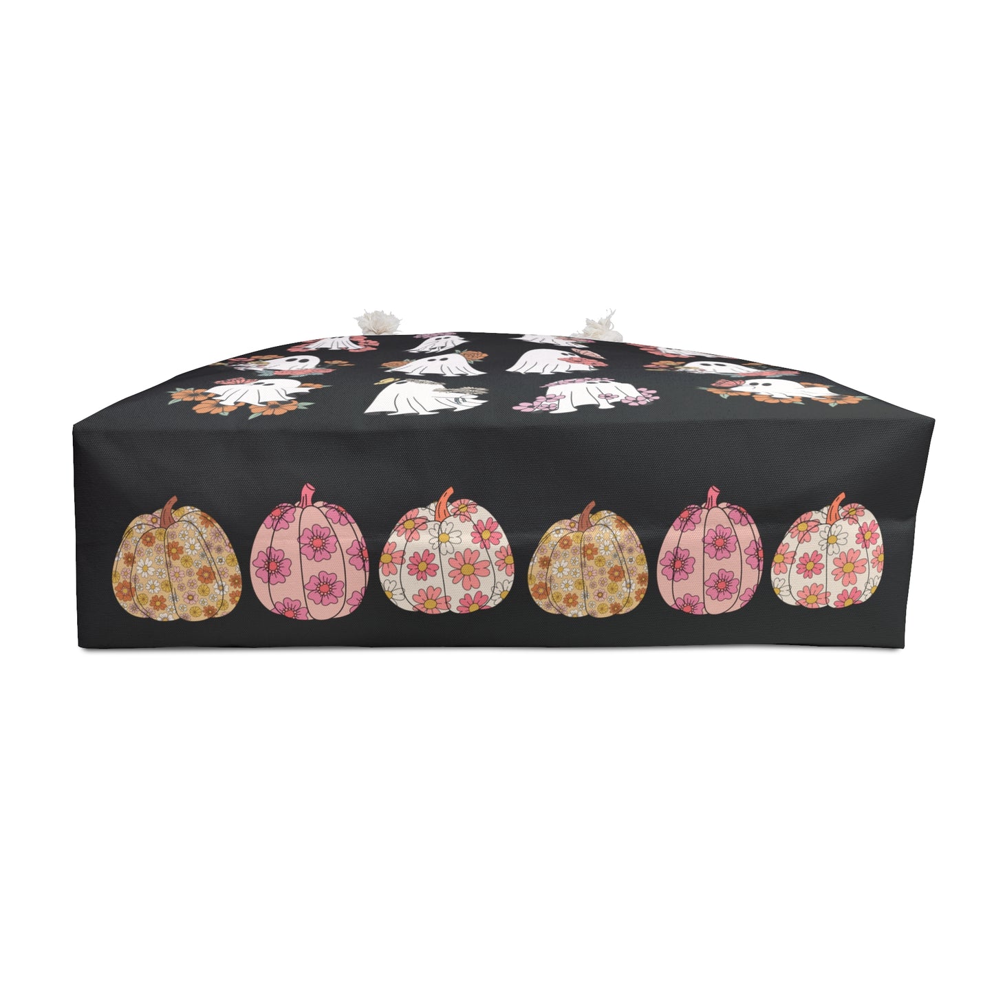 Ghostly Floral Weekender Bag - Perfect for Travel & Halloween