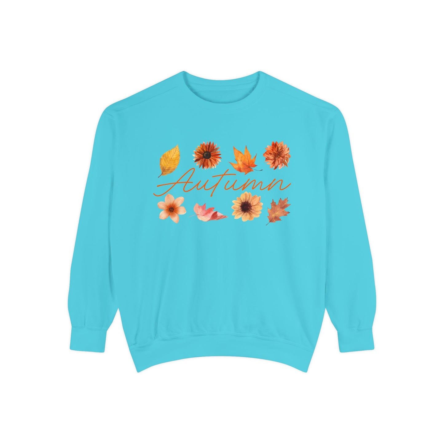 Autumn Floral Unisex Sweatshirt, Cozy Fall Apparel, Perfect for Thanksgiving, Gift Idea for Her or Him, Casual Layering