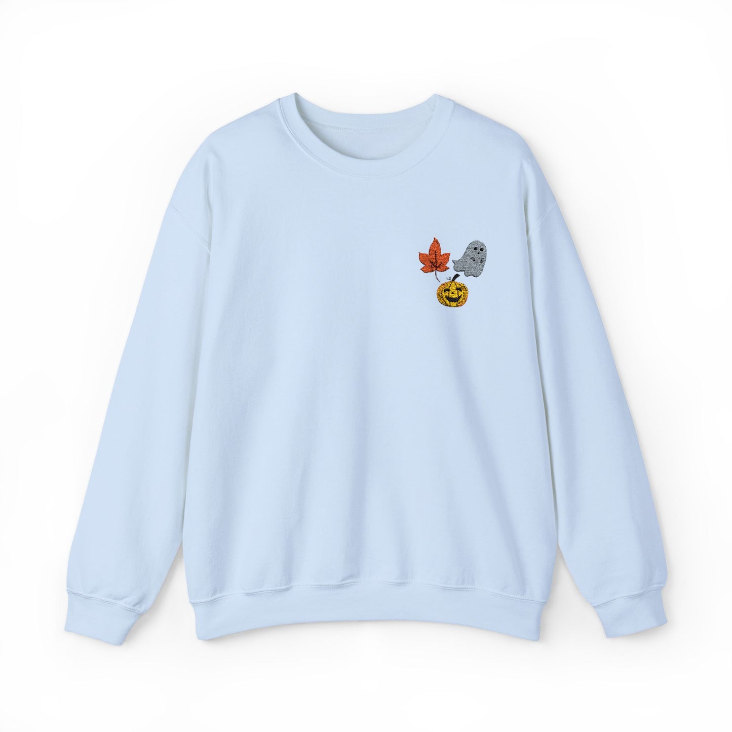 Embroidered Fall Vibes Crewneck Sweatshirt
