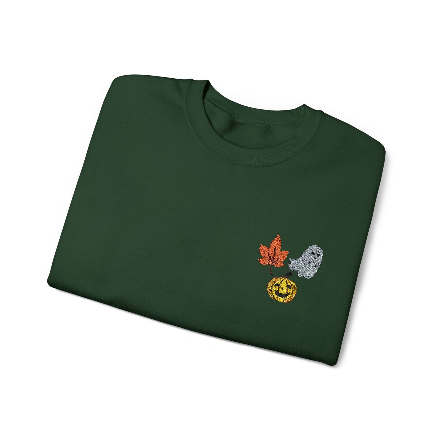 Embroidered Fall Vibes Crewneck Sweatshirt