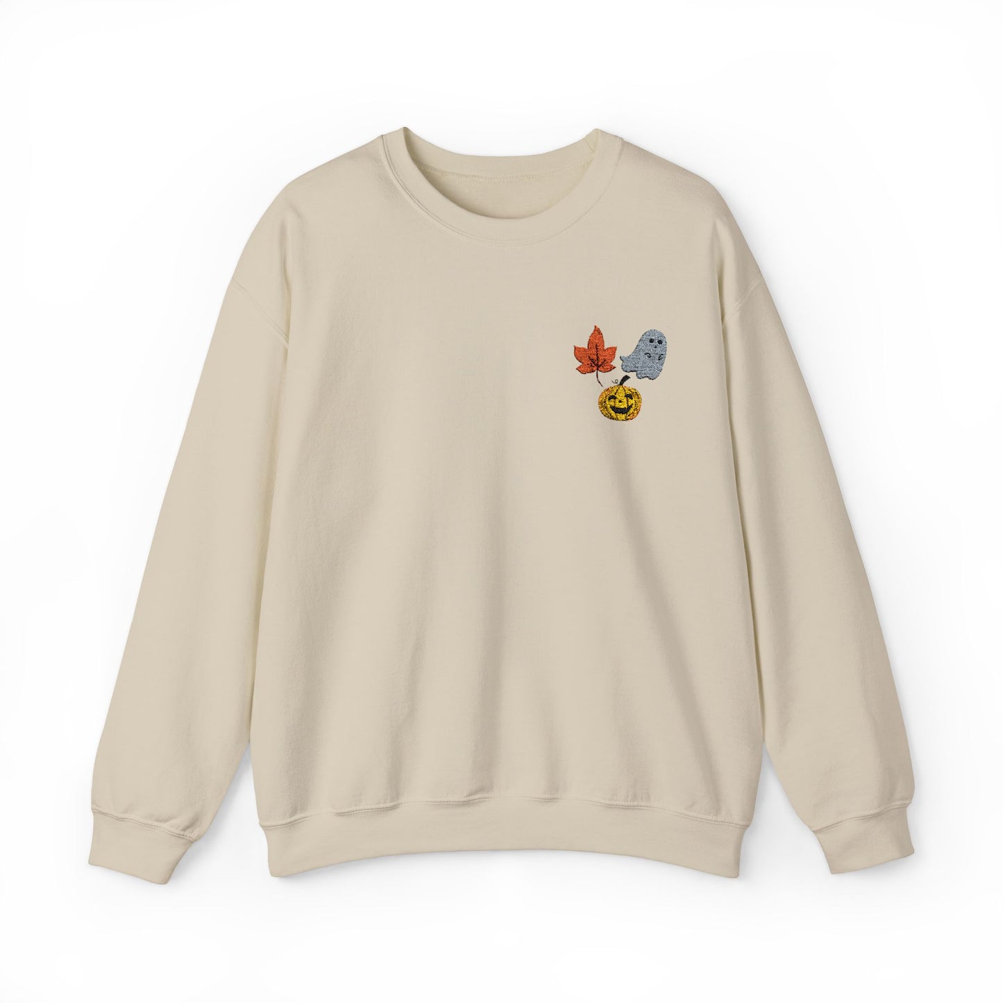 Embroidered Fall Vibes Crewneck Sweatshirt