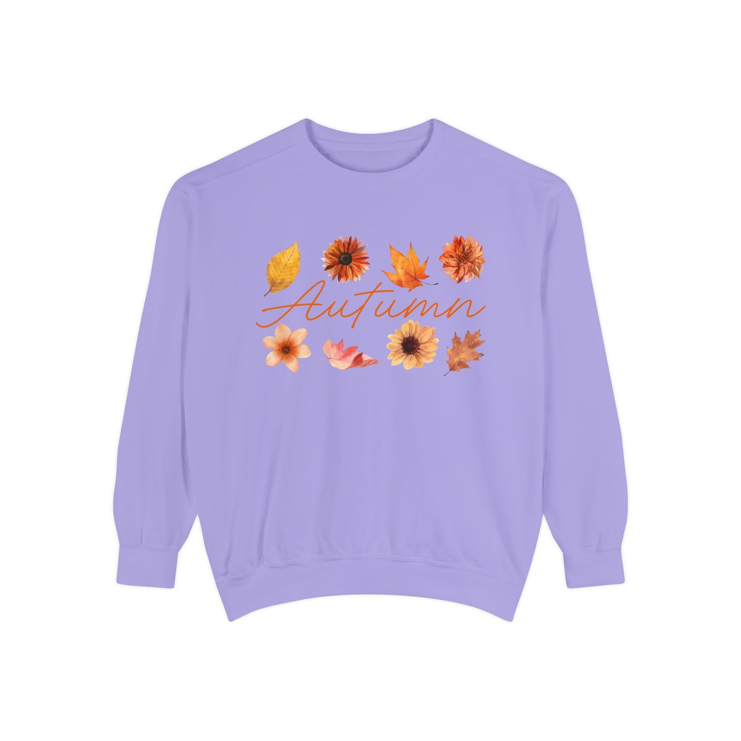 Autumn Floral Unisex Sweatshirt, Cozy Fall Apparel, Perfect for Thanksgiving, Gift Idea for Her or Him, Casual Layering