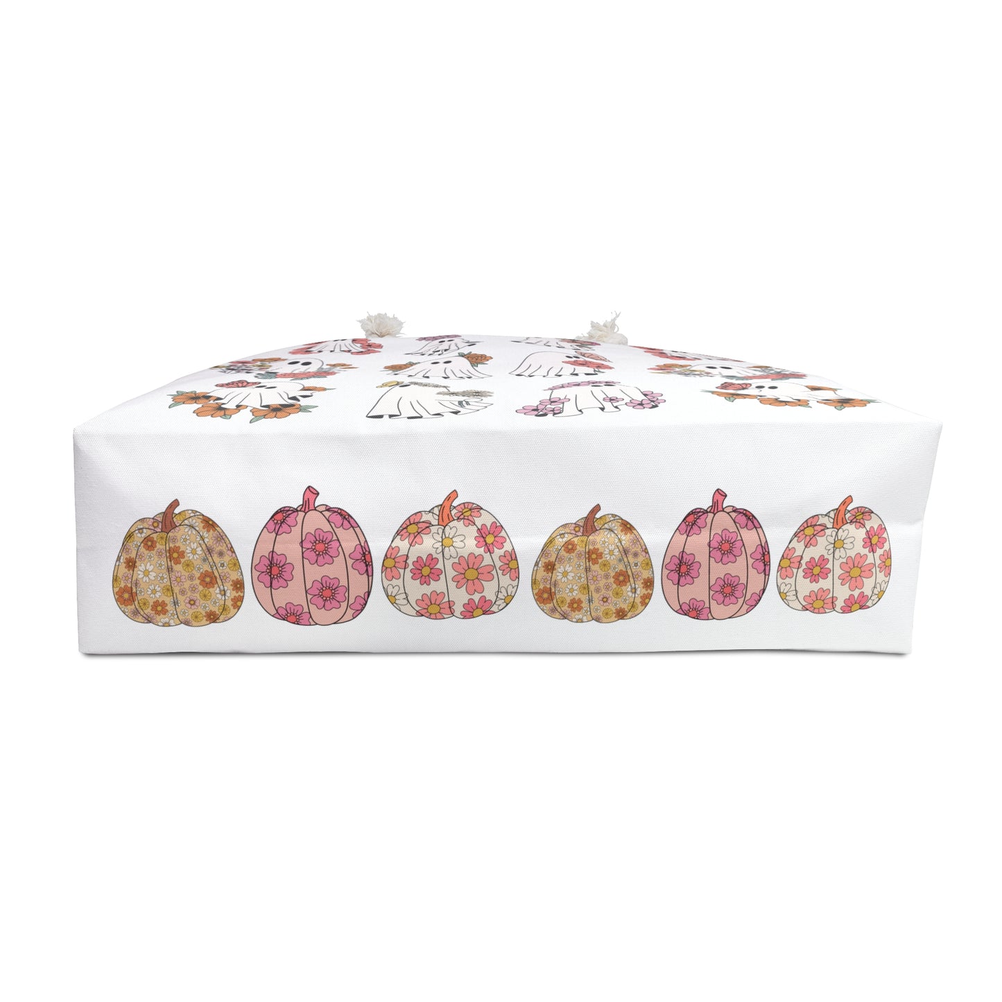Ghostly Floral Weekender Bag - Perfect for Travel & Halloween