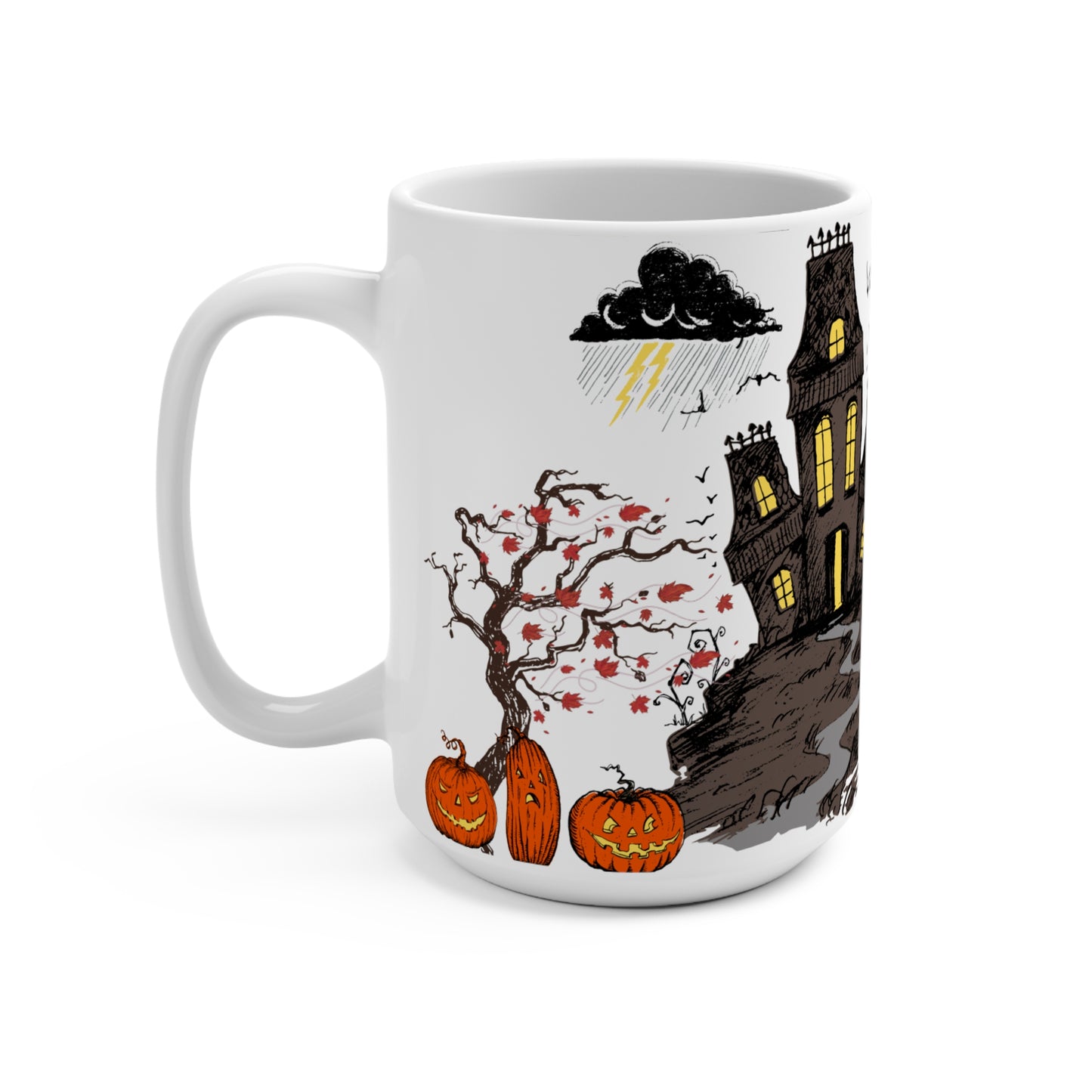All Hallows Eve Mug - 15oz Spooky Halloween Design