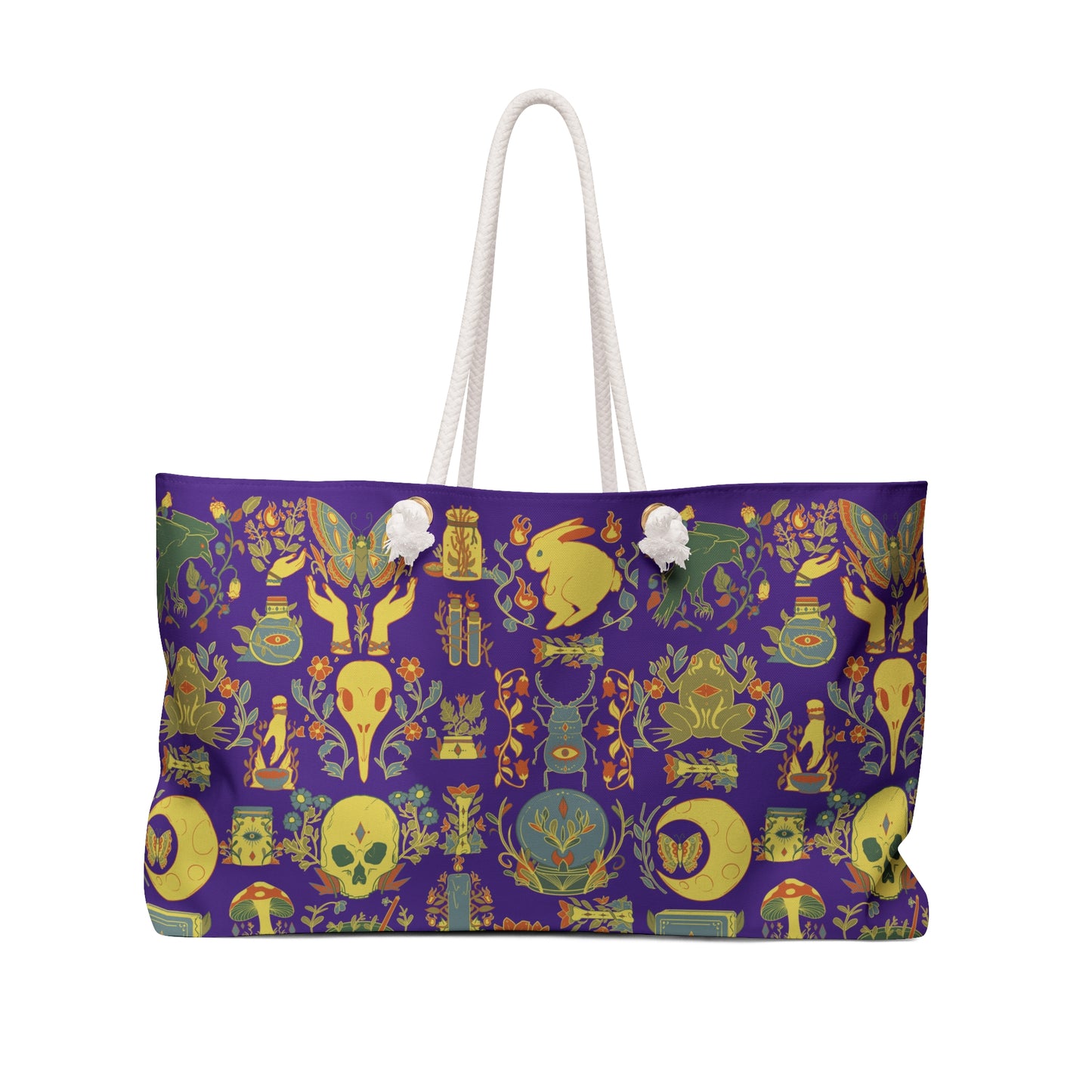 Dark Purple Enchanted Alchemy Weekender Bag