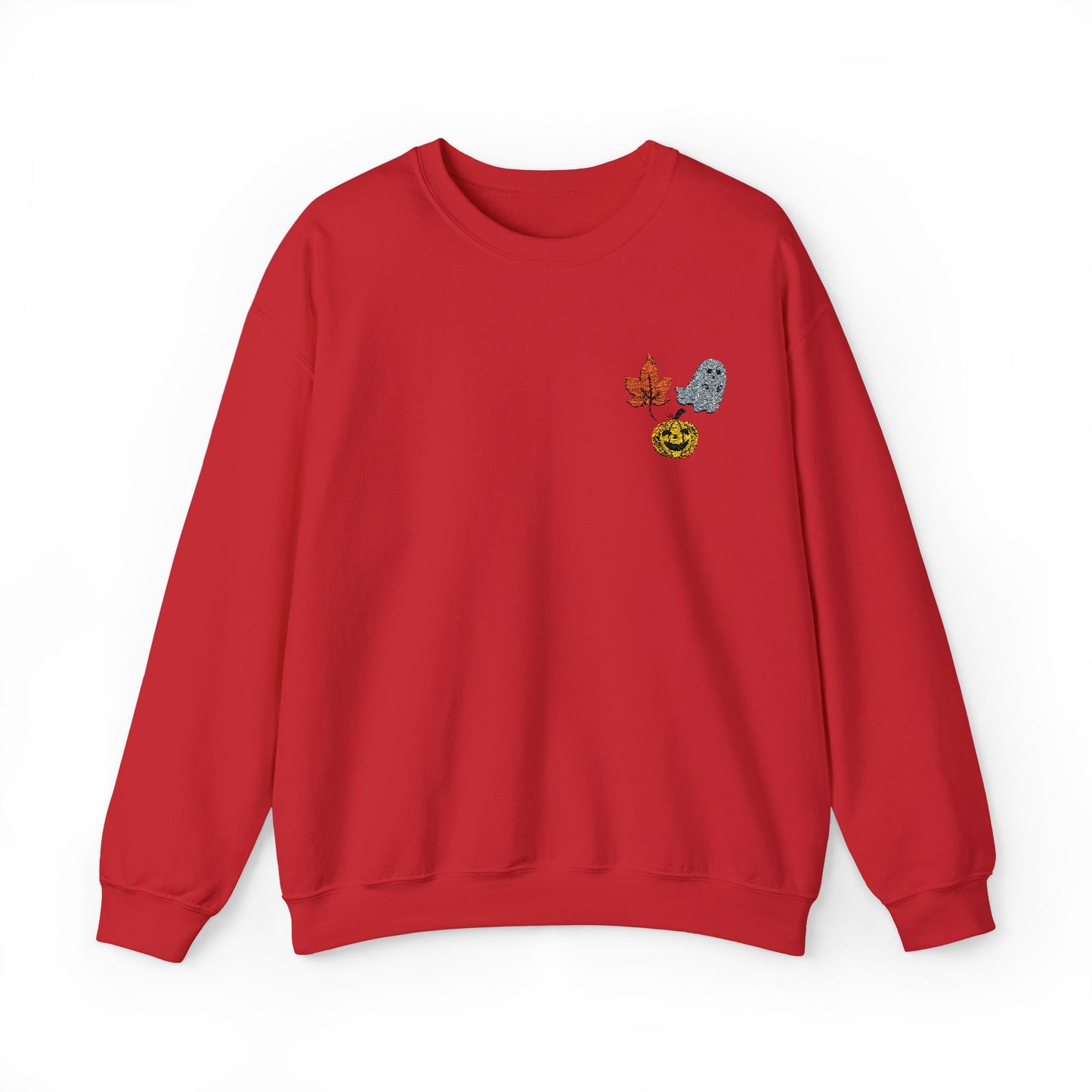 Embroidered Fall Vibes Crewneck Sweatshirt