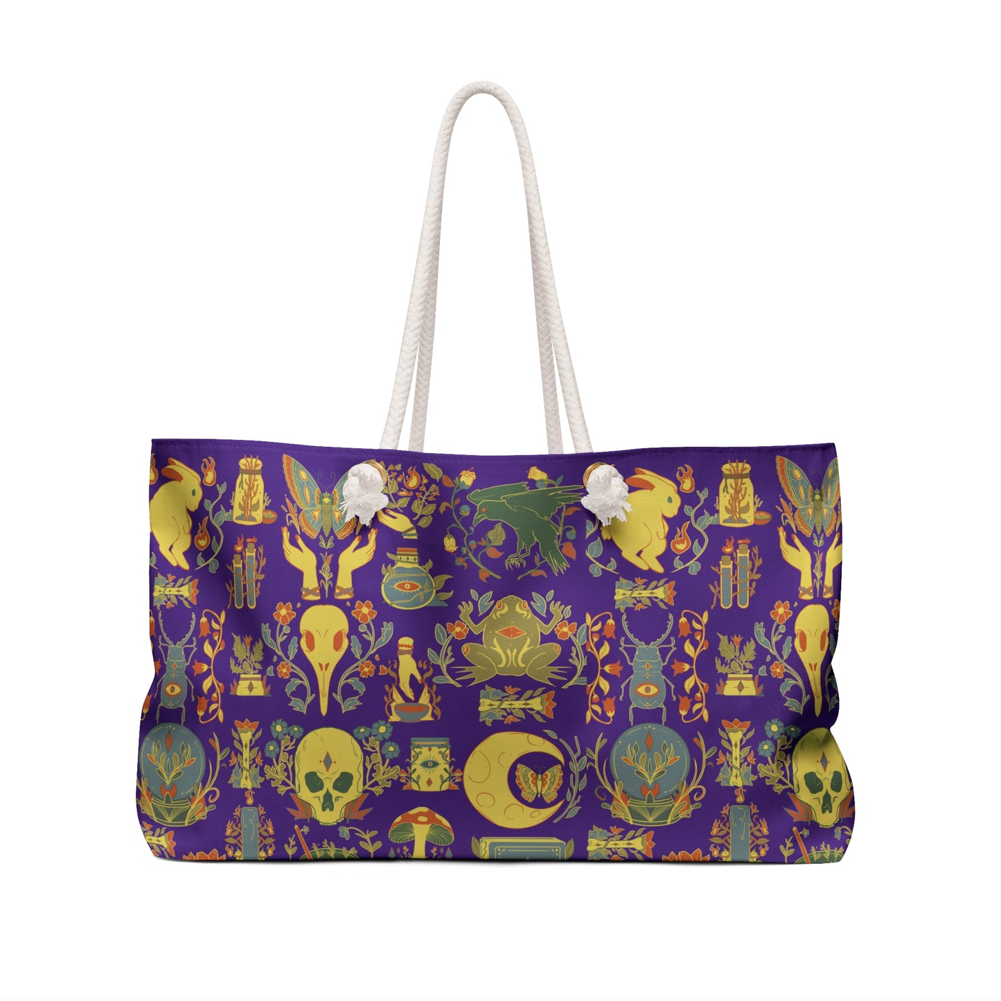 Dark Purple Enchanted Alchemy Weekender Bag