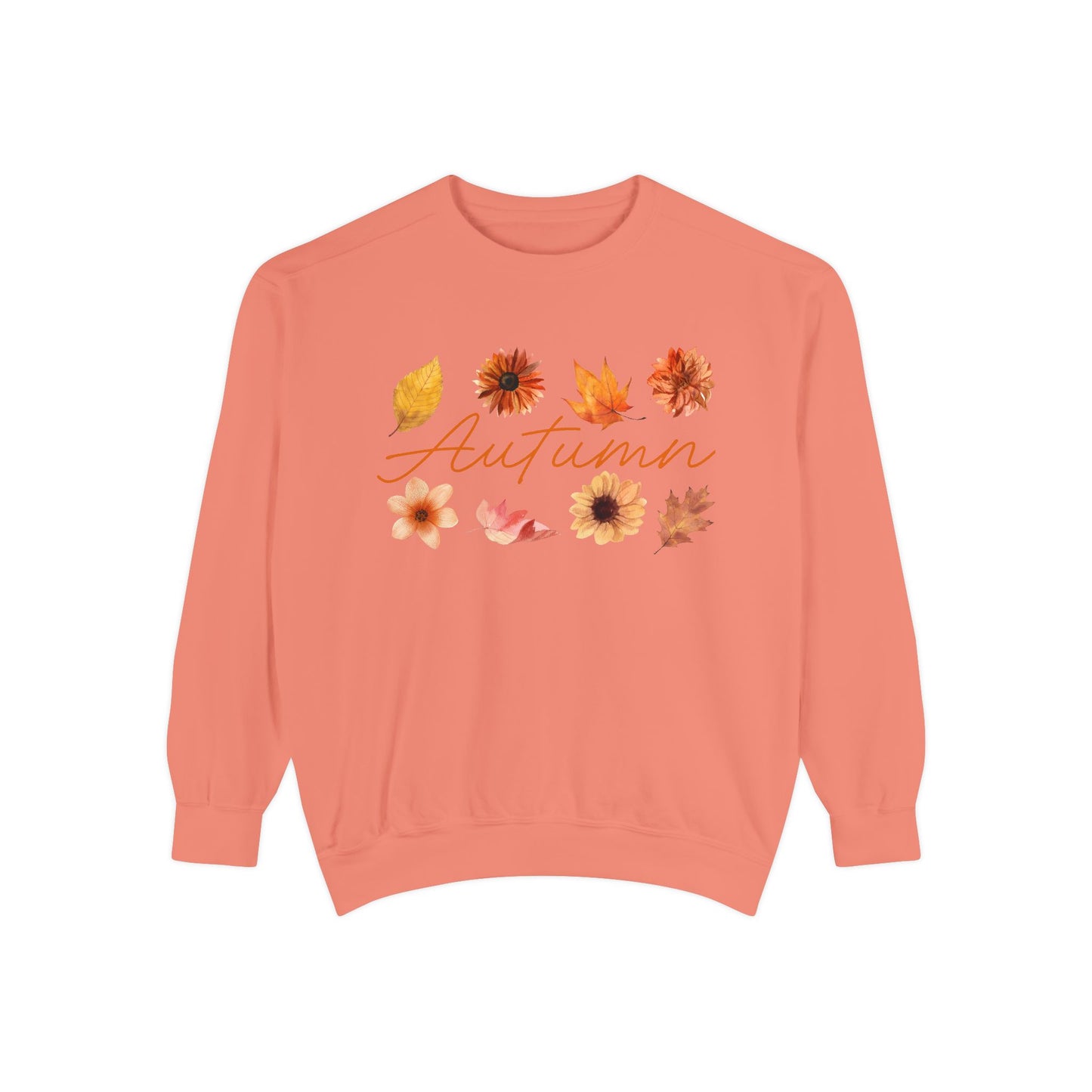 Autumn Floral Unisex Sweatshirt, Cozy Fall Apparel, Perfect for Thanksgiving, Gift Idea for Her or Him, Casual Layering