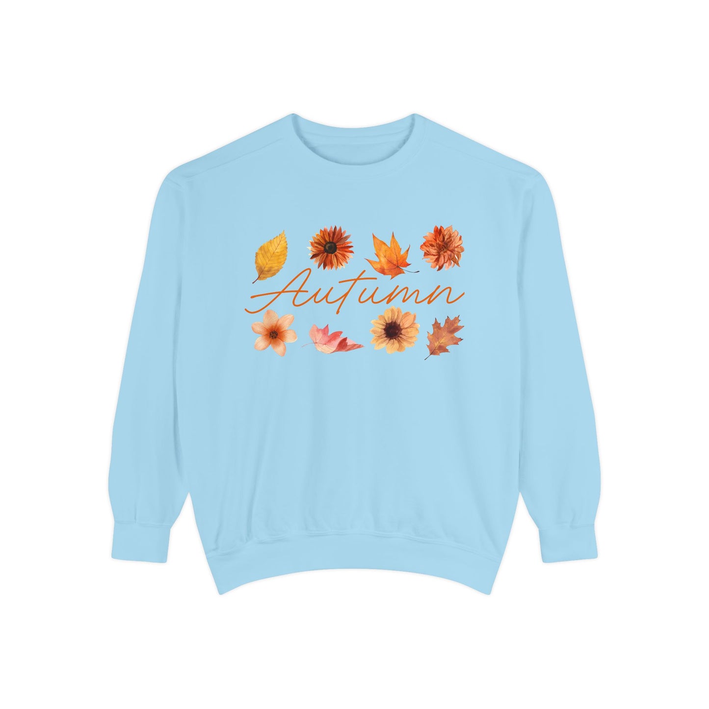 Autumn Floral Unisex Sweatshirt, Cozy Fall Apparel, Perfect for Thanksgiving, Gift Idea for Her or Him, Casual Layering