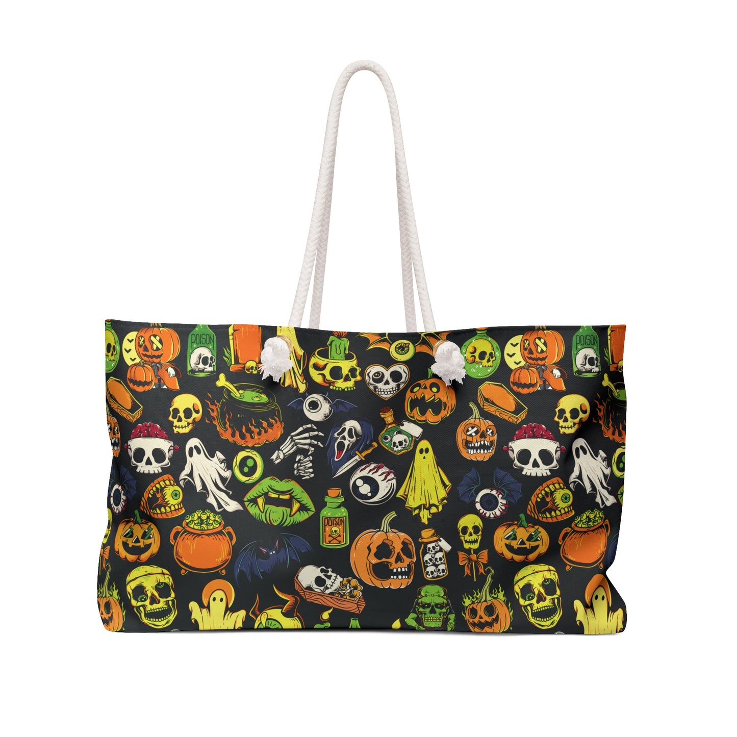 Black Monster Mash Oversized Tote